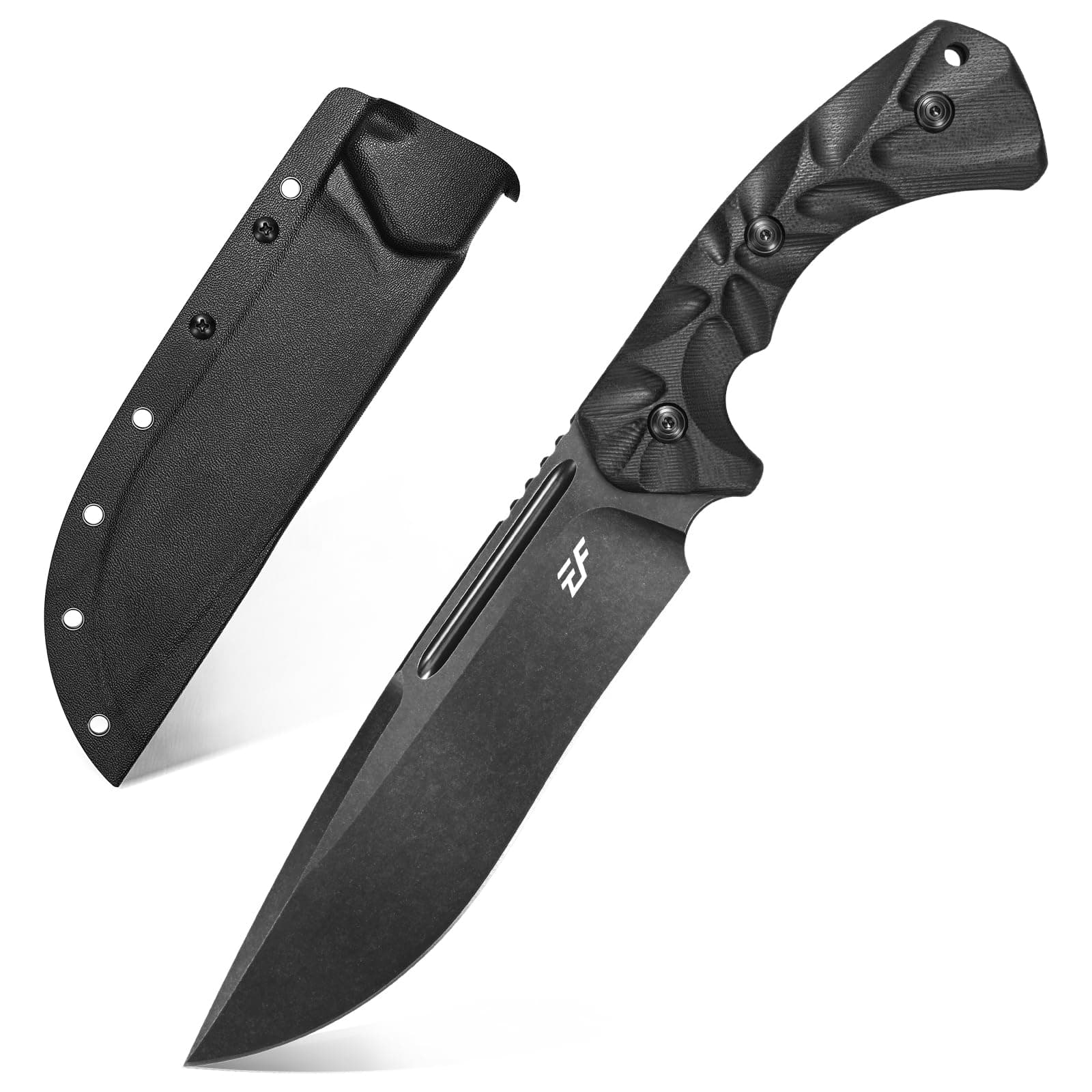 EF145 Fixed Blade Knife DC53 Steel Blade G10 Handle Full Tang EDC Tool Straight Knife for Working Camping Adventure