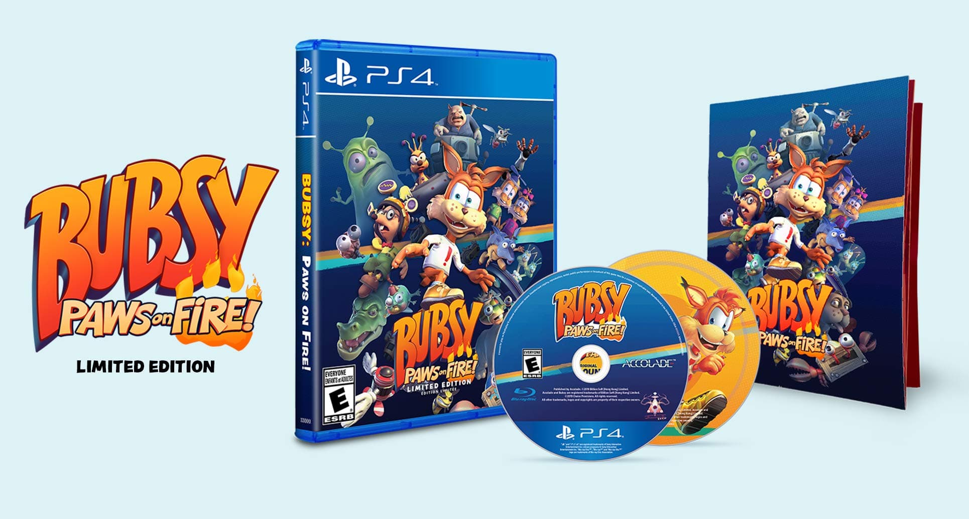 Bubsy: Paws On Fire! Limited Edition - PlayStation 4 Limited Edition