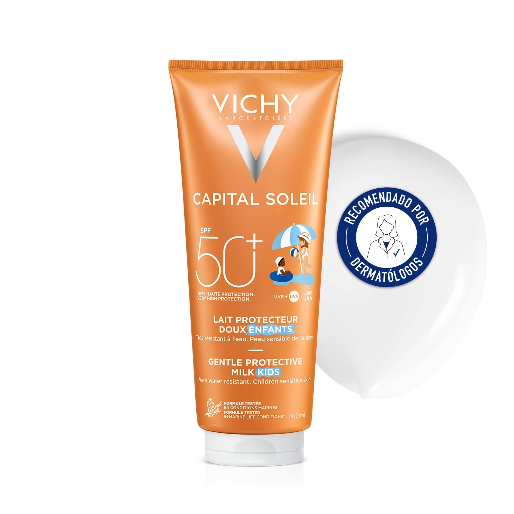 VICHYCapital Soleil Hydrating Fresh High Sun Protection Milk SPF50 for Children 300ml