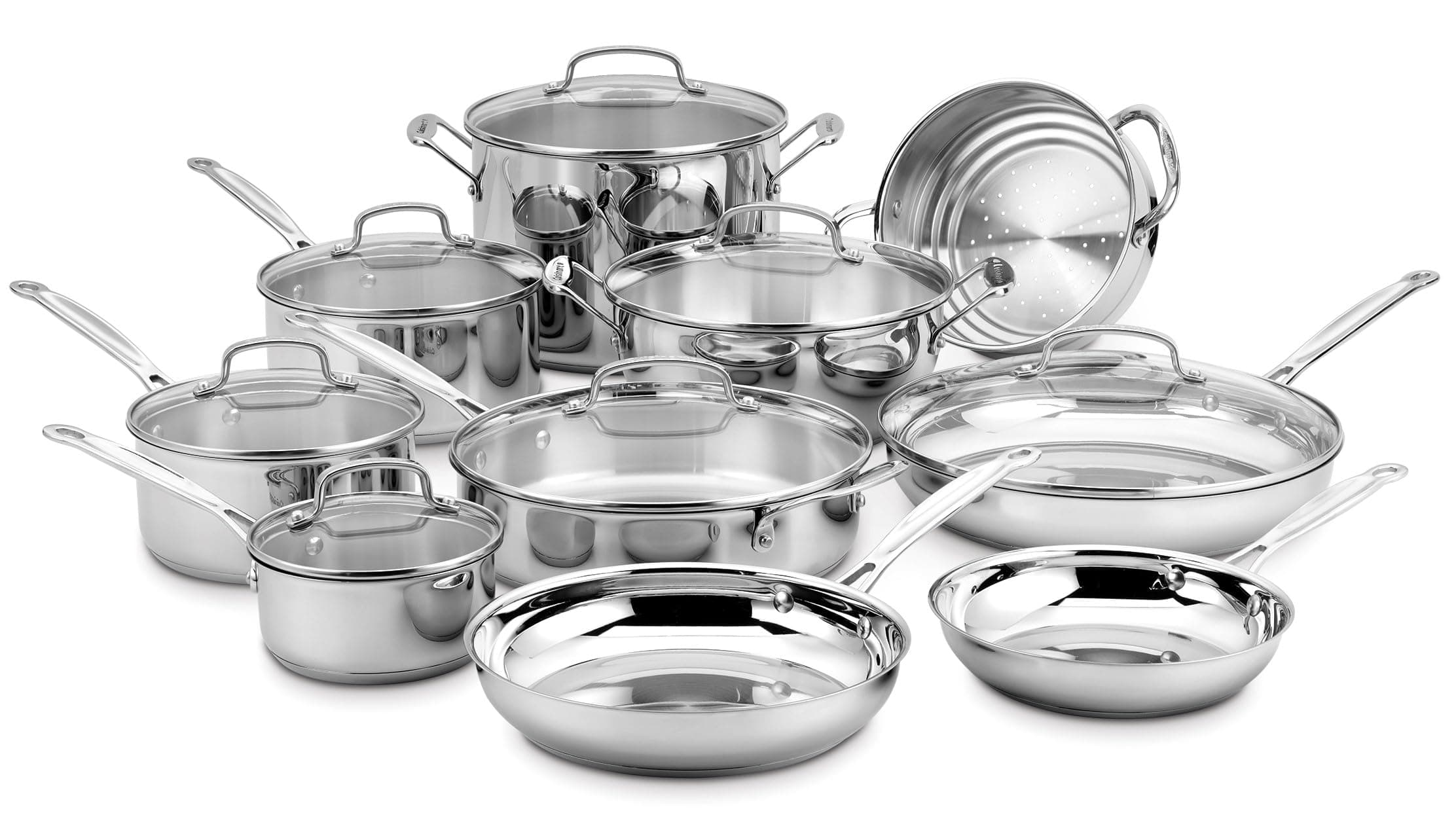 Cuisinart 調理器具17点セット シェフズクラシックスチールコレクション 77-17N
