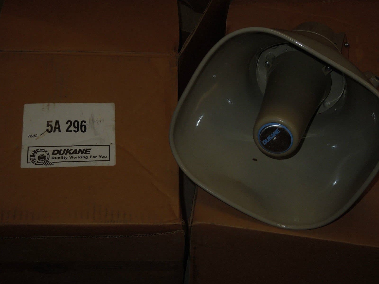 Dukane #5A296, 30 watt commercial/industrial speaker, Vari-Tap