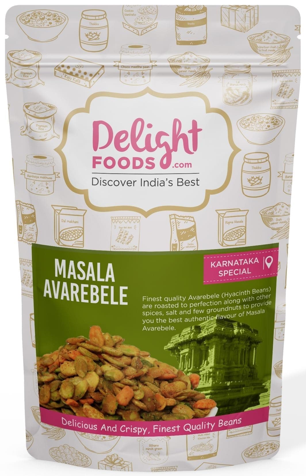 Delight Foods Karnataka Special - Masala Avarebele 200G