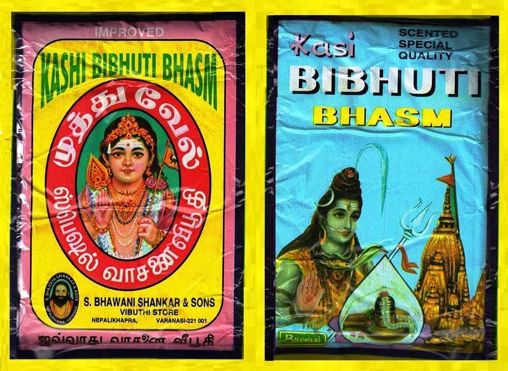 siddhratan 100 Gr Scented Vibhuti Powder Ceremonial mark at forehead puja SHIVA Palani