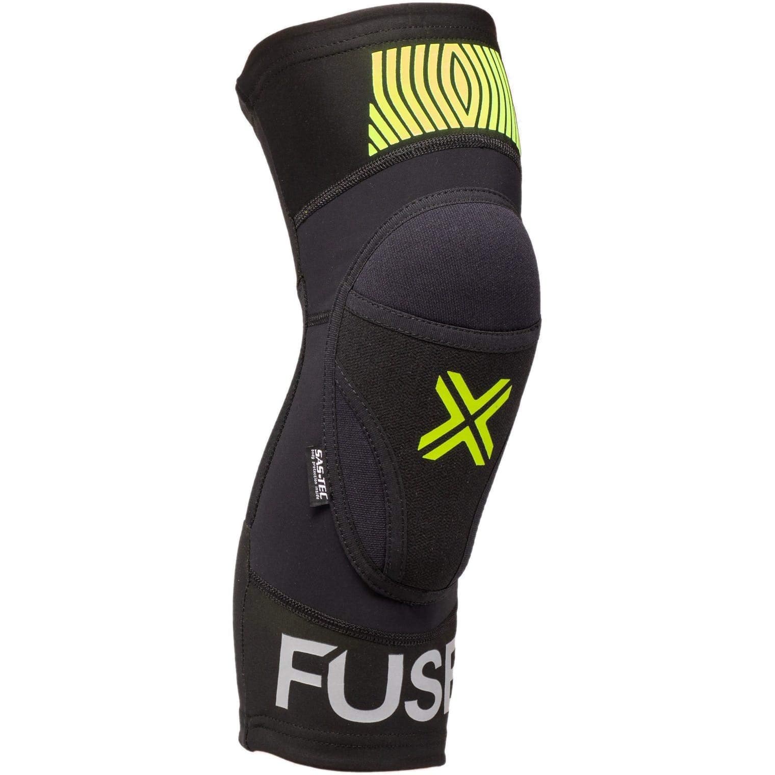 Fuse Omega Knee Pads Black Yellow Black/Neon Yellow, Large - X-Large