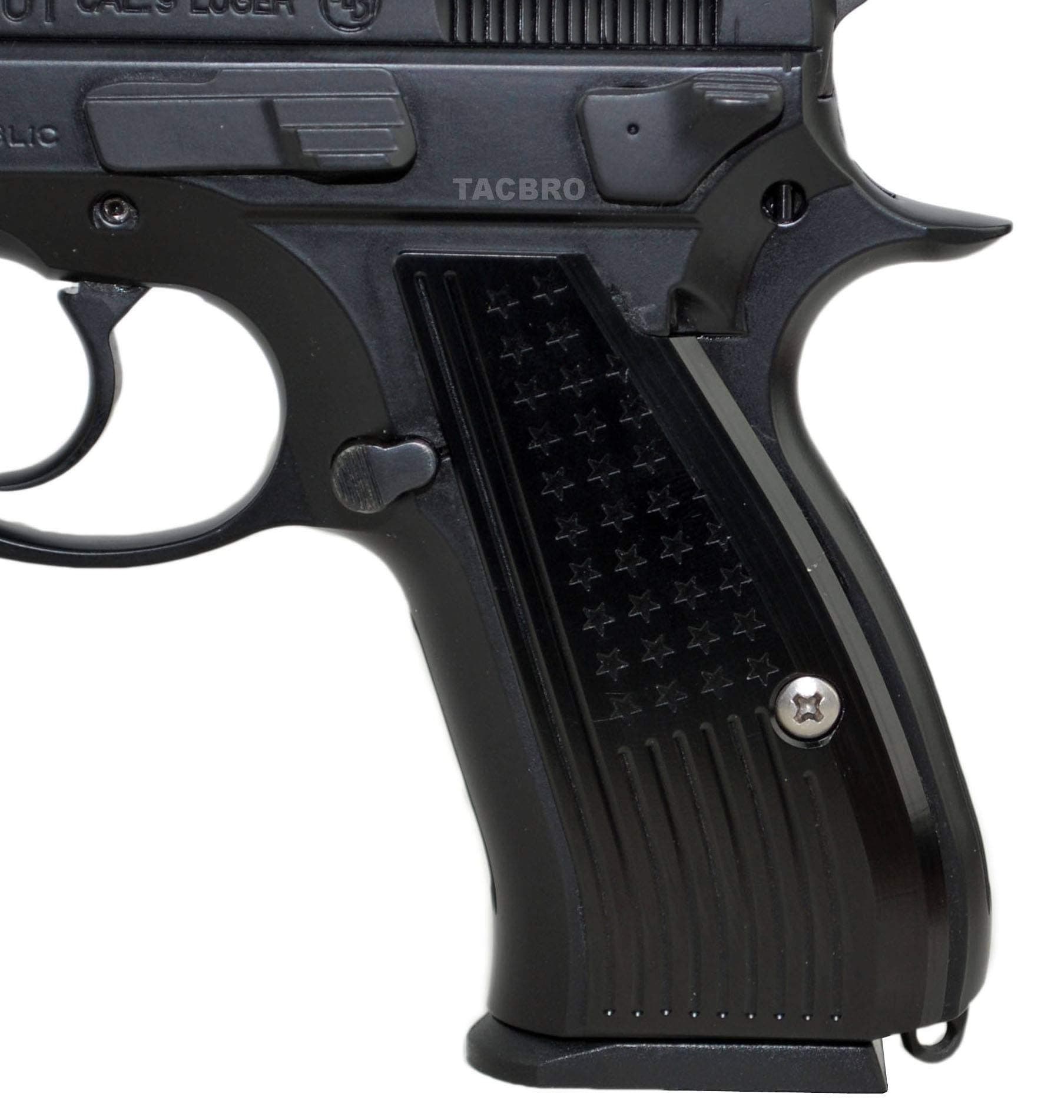 DEALS US CZ 75/85 Compact Aluminum Grips, CZ P-01, P100, C100,T100, PCR, CZ 75 D, Screws Included