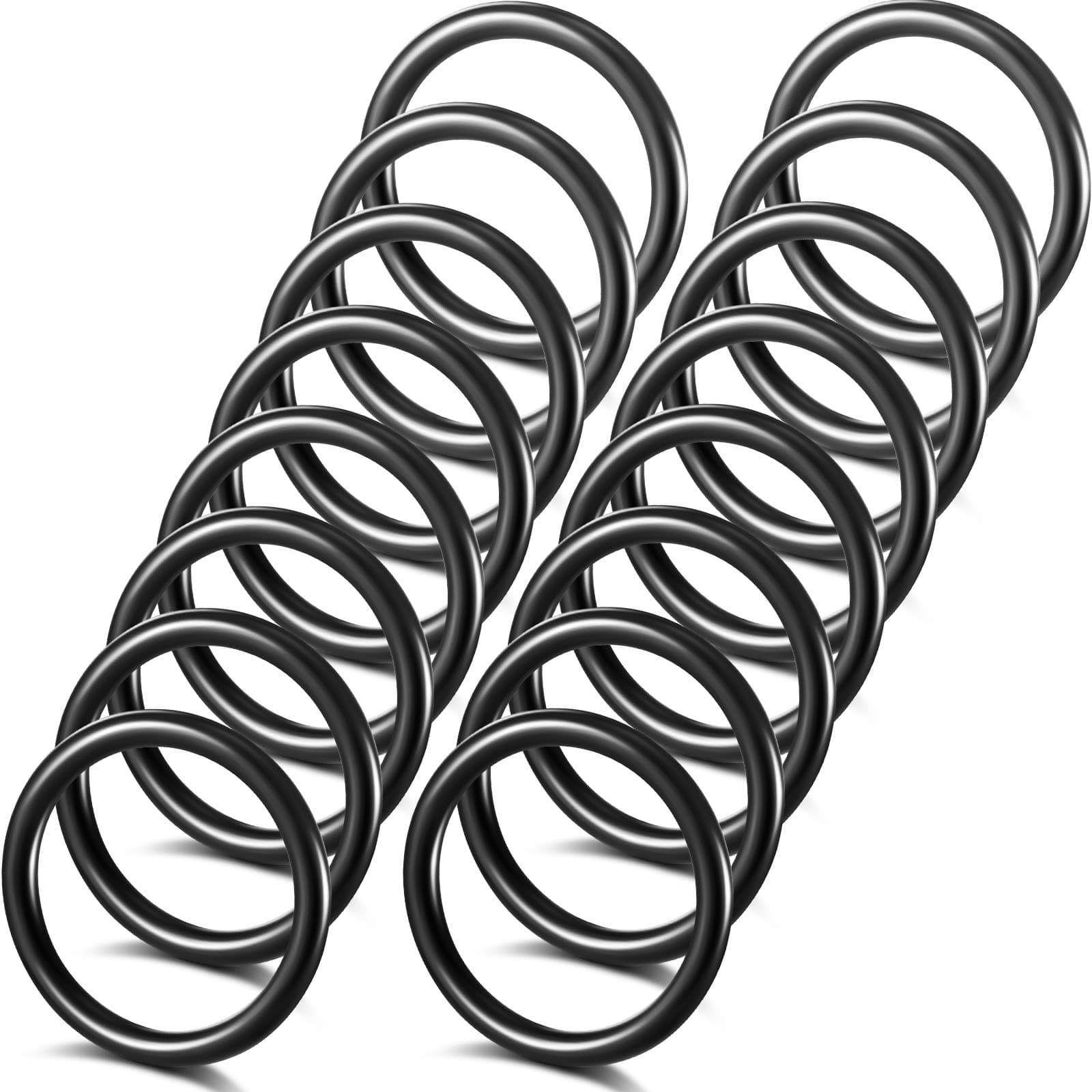 O Rings Black Bumper Fender Fasteners Washers Replacement Rubber Bands O Rings Bumper Quick Release Fasteners Washers for Car