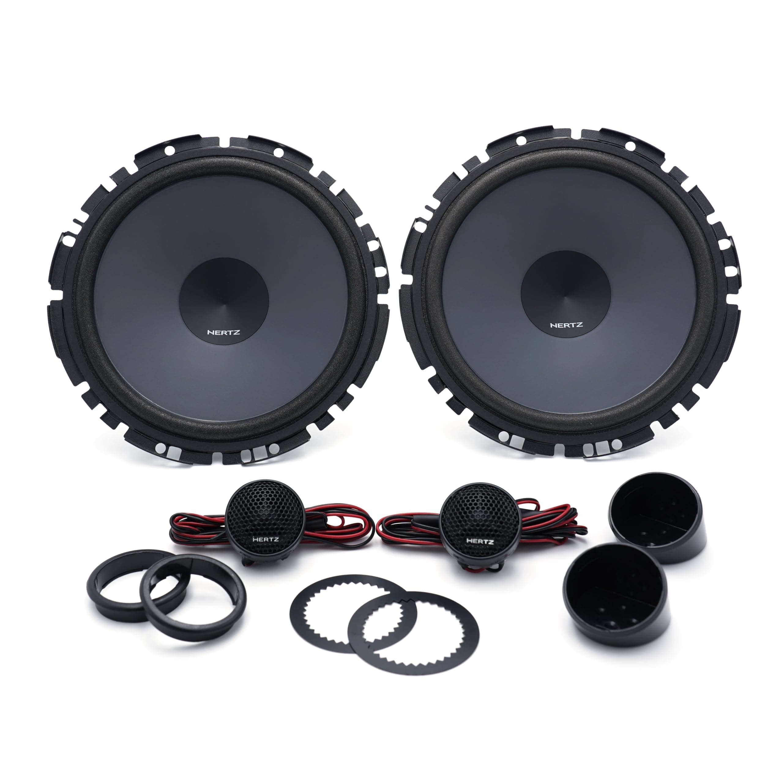 HERTZ K 170 2-Way Car Sound System with 170 mm Woofer and Separate Tweeters, 280W Peak, Optimised Components for OEM Installations and Integrated Crossover
