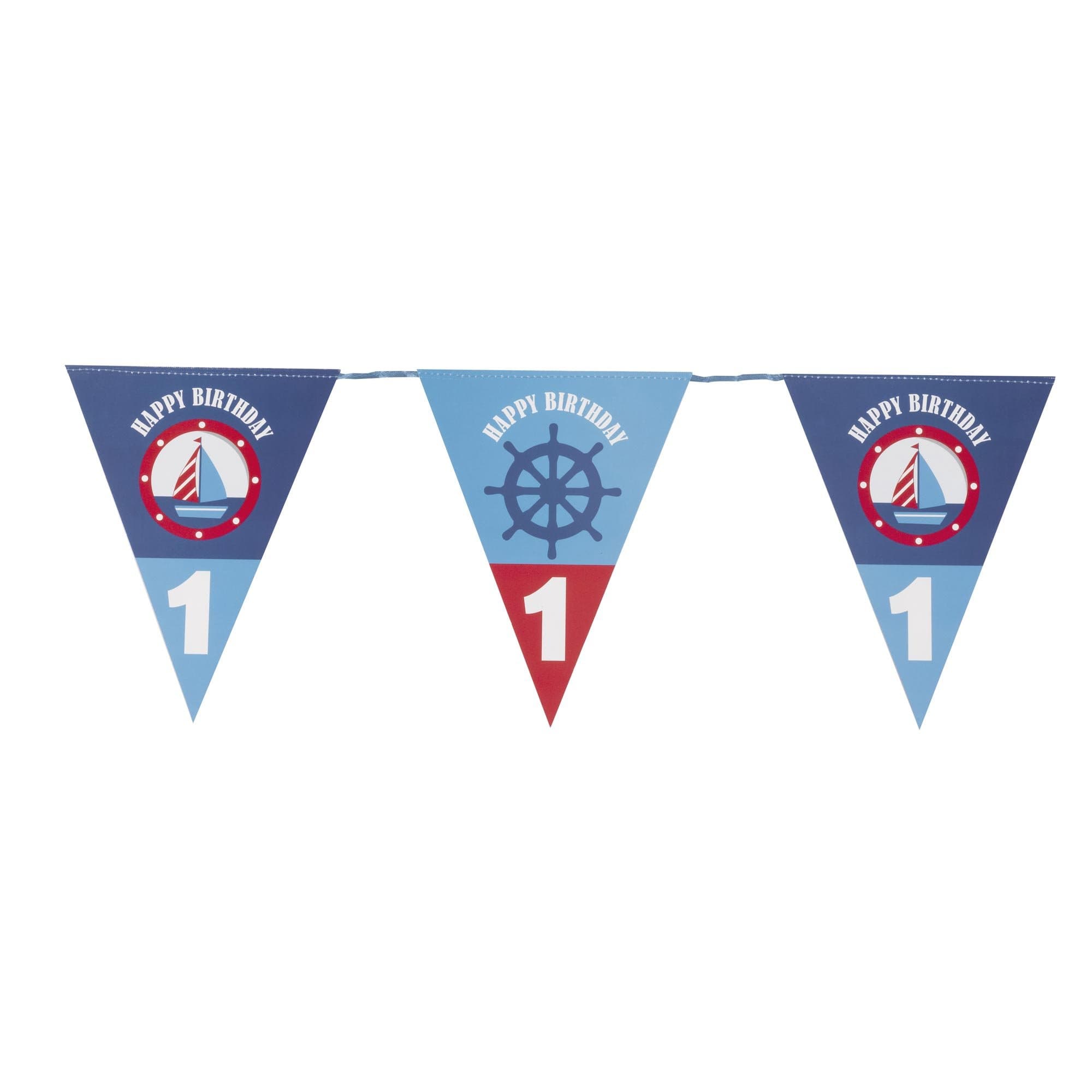 Neviti 598854 Ahoy There 1st Birthday Bunting