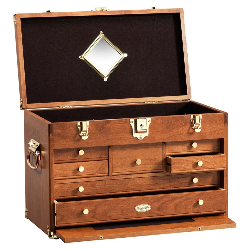 GerstnerC-2007 American Cherry Wood Classic Chest - for Home, Work or Office - 20" Wide