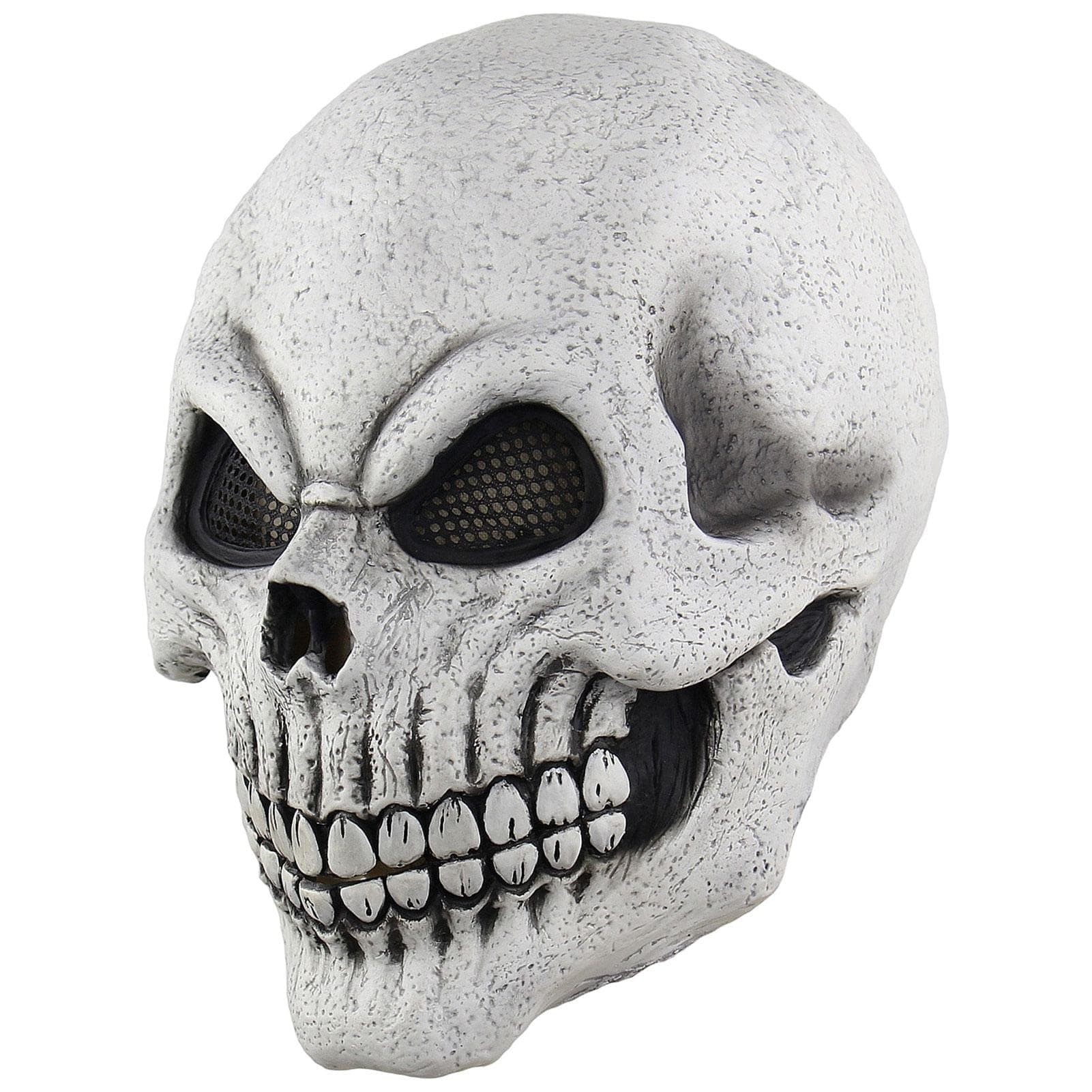 XINXI Halloween Skull Headwear | Human Full Head Skull Latex Headgear | Adult Skeleton Head Helmets Full Face Head Decor