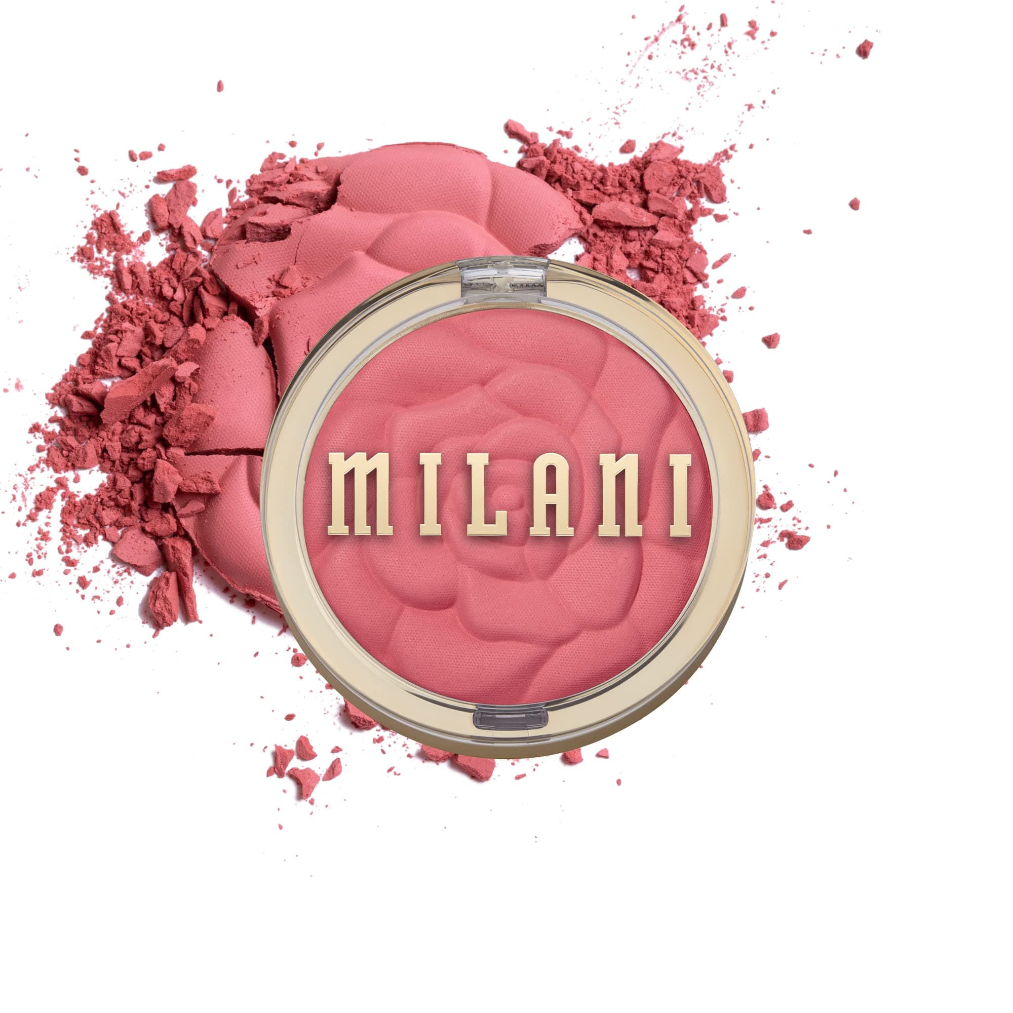 Rose Blush, Powder Blush for Cheeks, Cruelty Free Makeup - Shape, Contour & Highlight Face for a Natural Matte Finish -Wild Rose