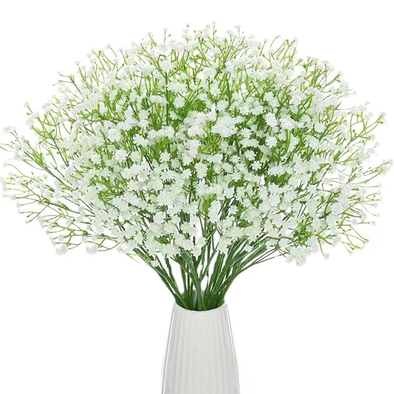 Artificial Baby Breath Gypsophila Flowers Bouquets 15 pcs Real Touch Flowers for Wedding Party DIY Wreath Floral Arrangement Home Decoration