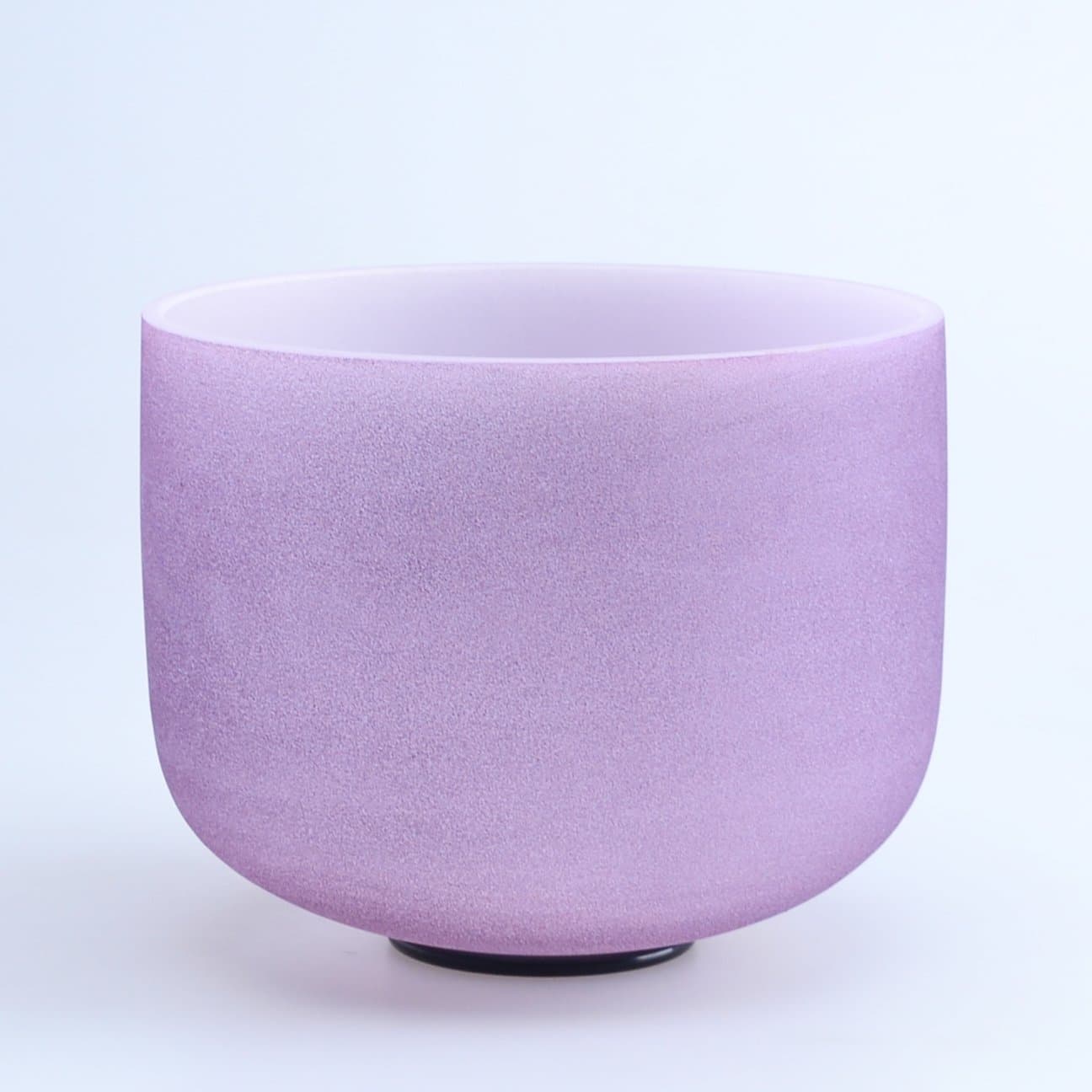 440HZ 8" B Crown Purple Chakra Quartz Crystal Singing Bowl