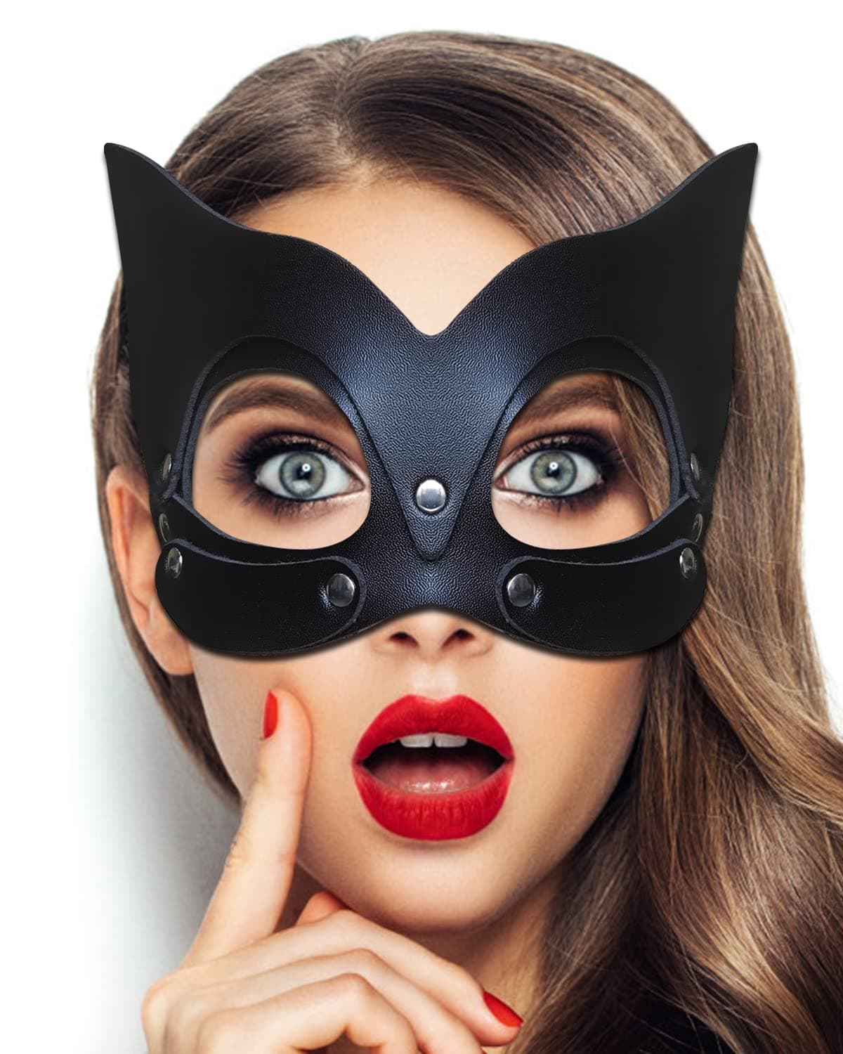 Cat Mask for Women, Masquerade Masks for Women Bunny Masks Cat Face for Night Club Cocktail Cosplay