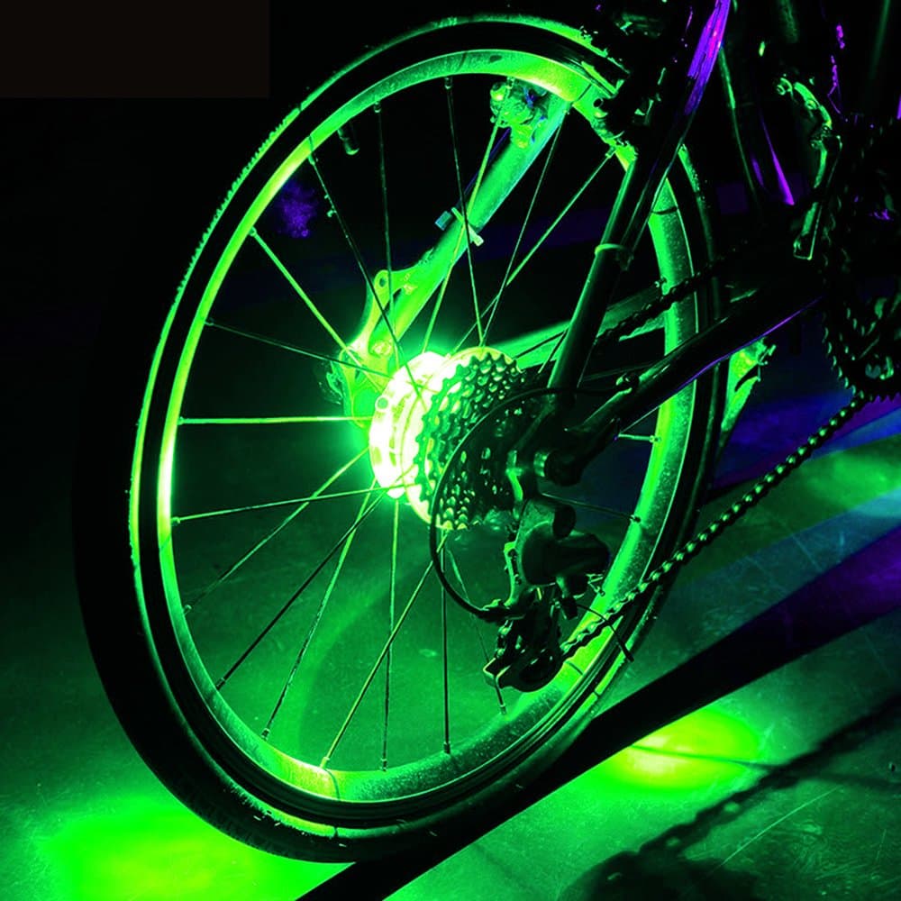 BODECIN Waterproof LED Bike Wheel Lights, Cool Colorful Bike Warning Light, 3 Modes Cycling Bike Spoke Light Safety Light, Magic Decoration Light, Bicycle Accessories Lights