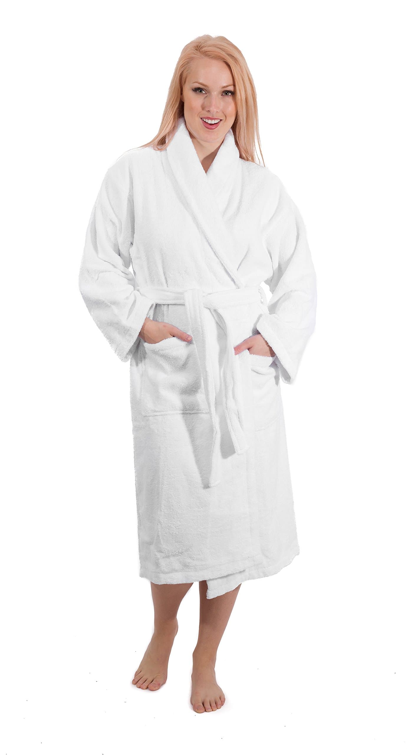 Classic Turkish Towels - Luxury Terry Cloth Robe for Men and Women, 100% Turkish Cotton, Soft and Plush, Long Unisex Bathrobe