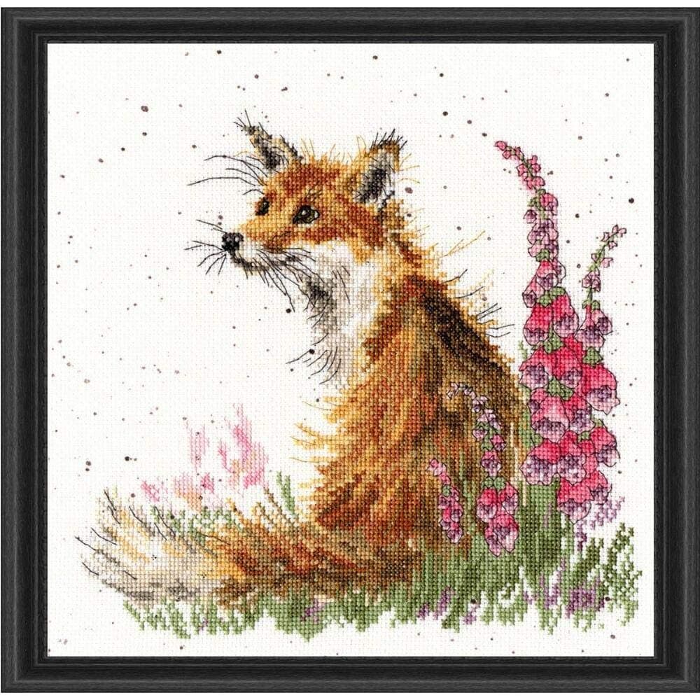 Bothy Threads Cross Stitch Kit - Wrendale Designs - Amongst The Foxgloves