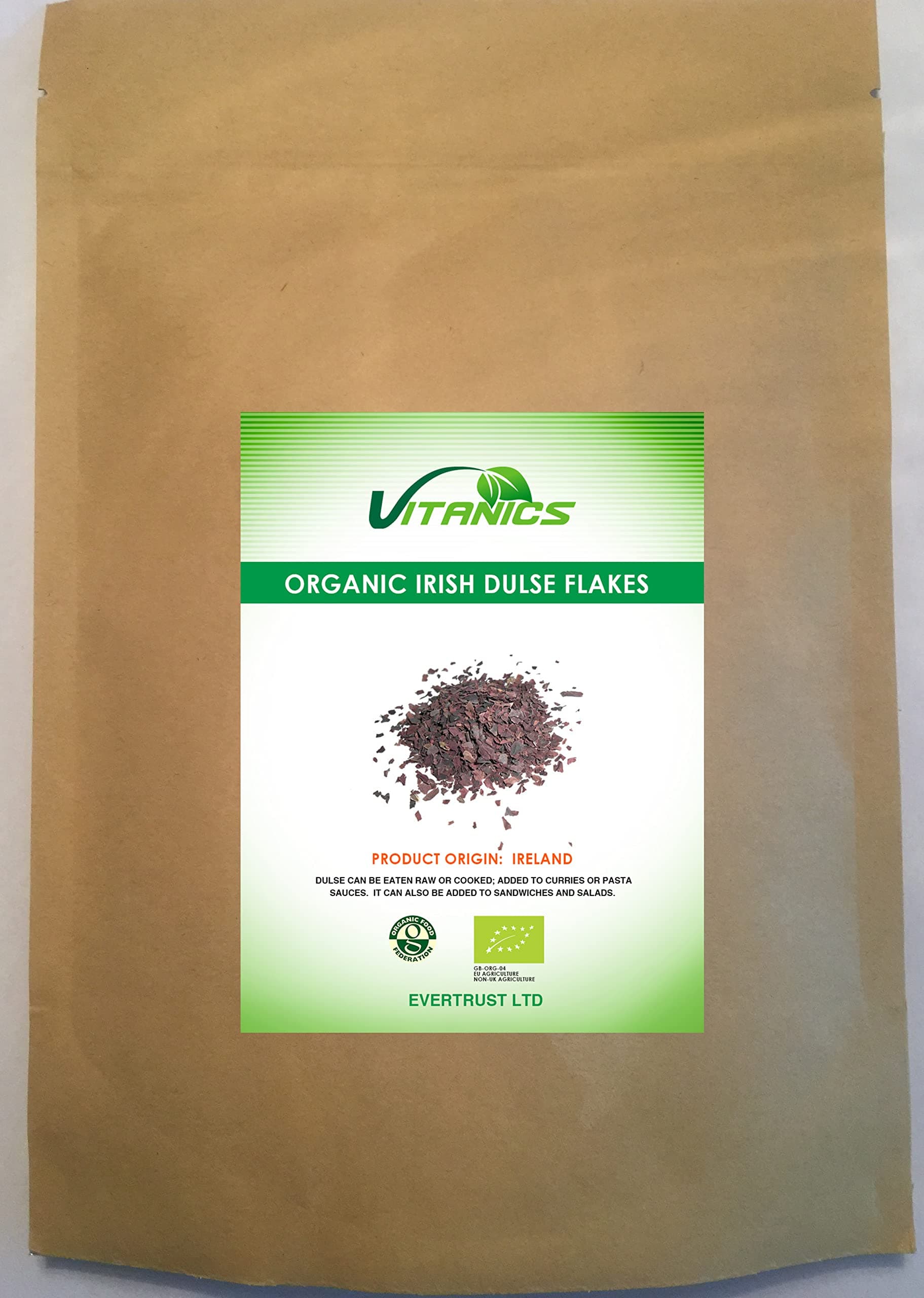 Organic Irish Dulse Flakes (100g)