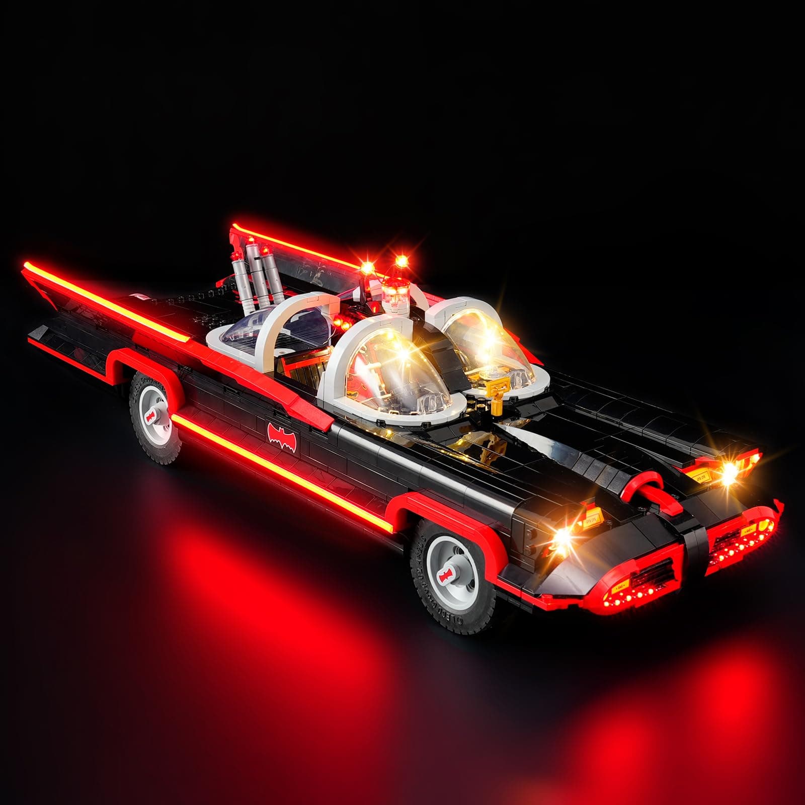 LIGHTAILING Light for Lego-76328 Batman: The Classic TV Series Batmobile - Led Lighting Kit Compatible with Lego Building Blocks Model - NOT Included The Model Set