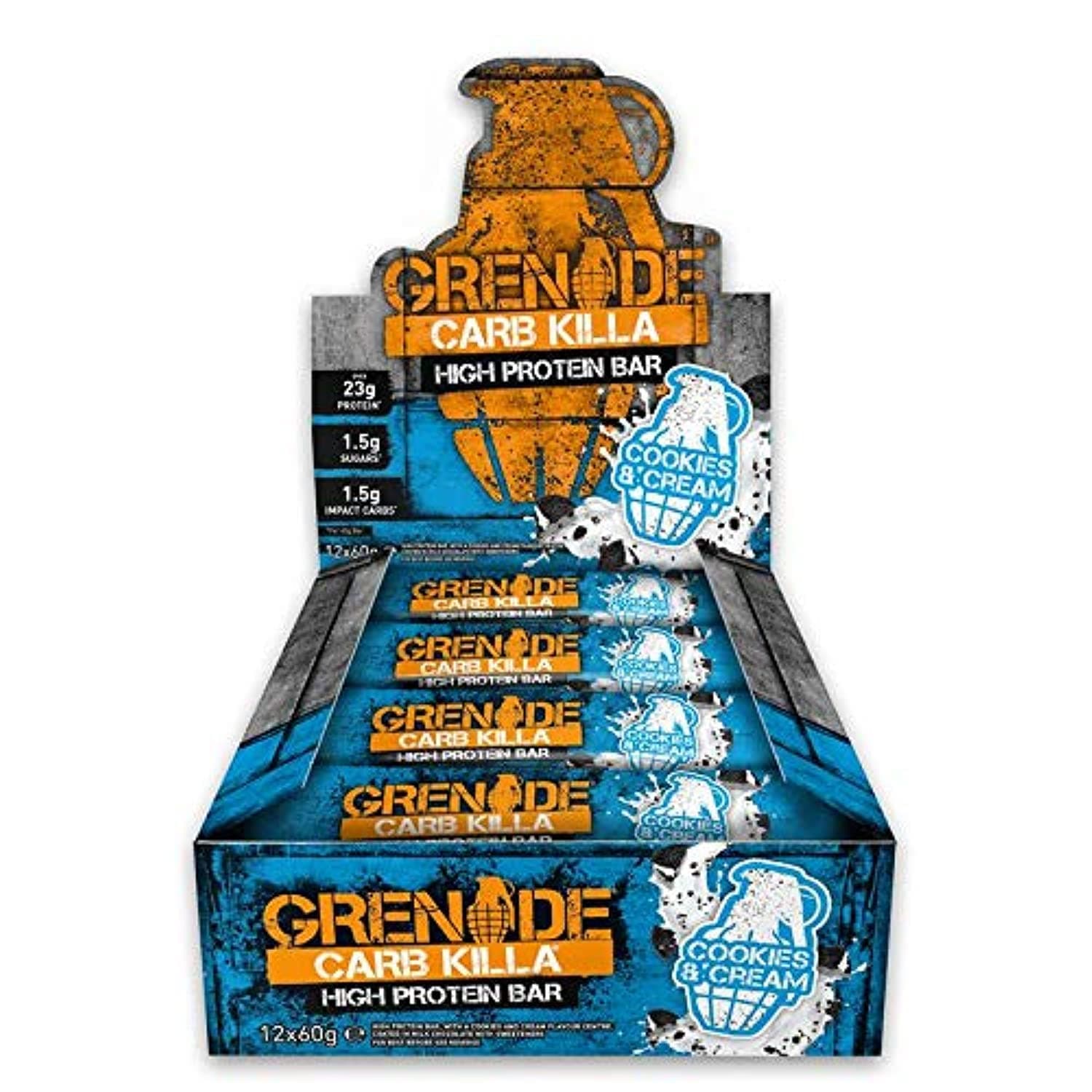 Grenade Carb Killa - Cookies and Cream, 12 X 60 gm