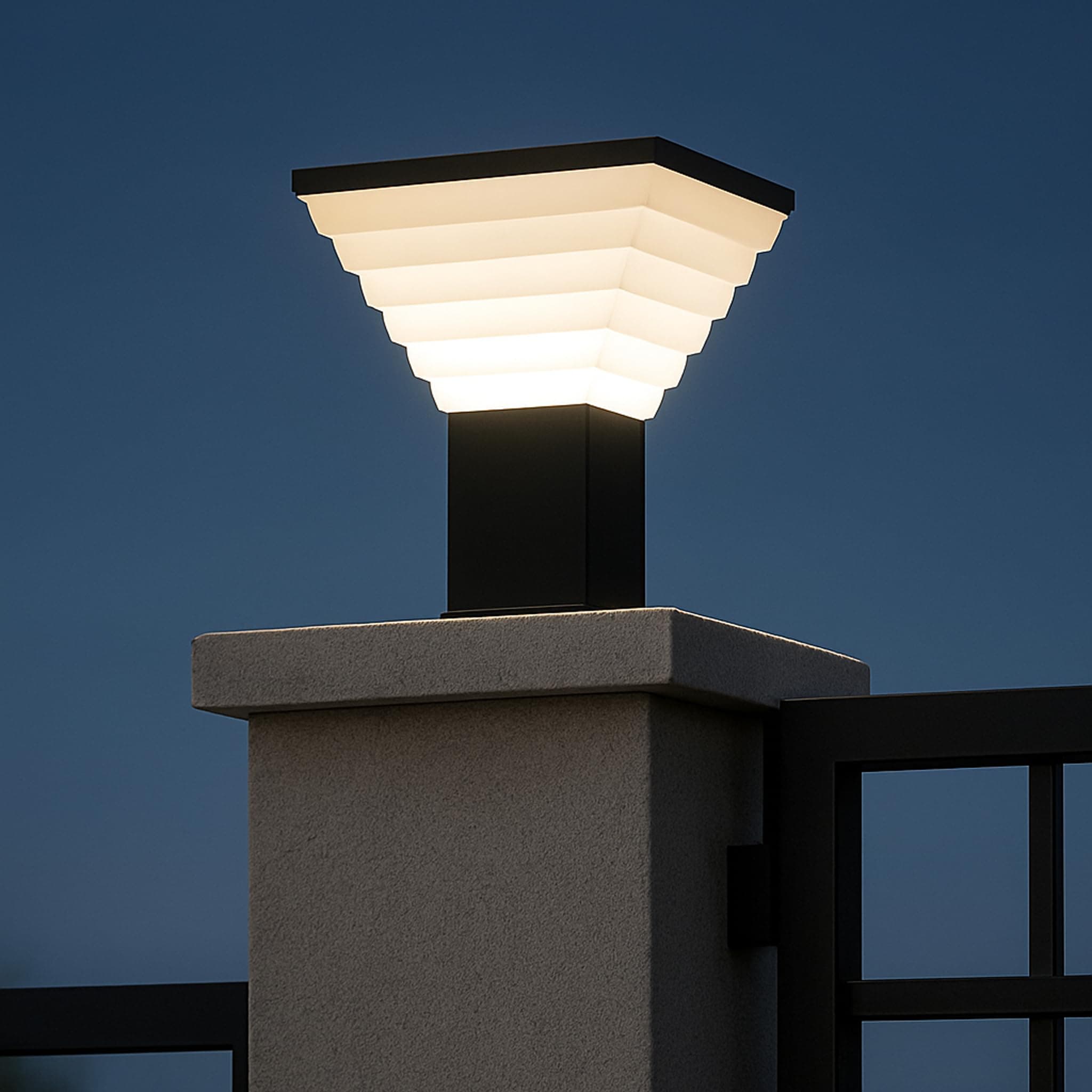 WHITERAY Black Light for Home Gate/Pillar/Outdoor Lamp, Waterproof for Stairs, Boundaries, Garden (Delux Pack of 1)