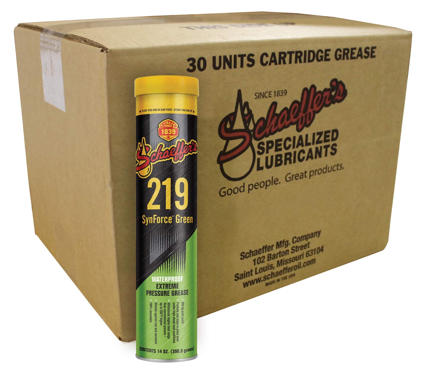 02192-029 SynForce Green Extreme Pressure Waterproof Grease NLGI #2, 14 oz. (Pack of 30)