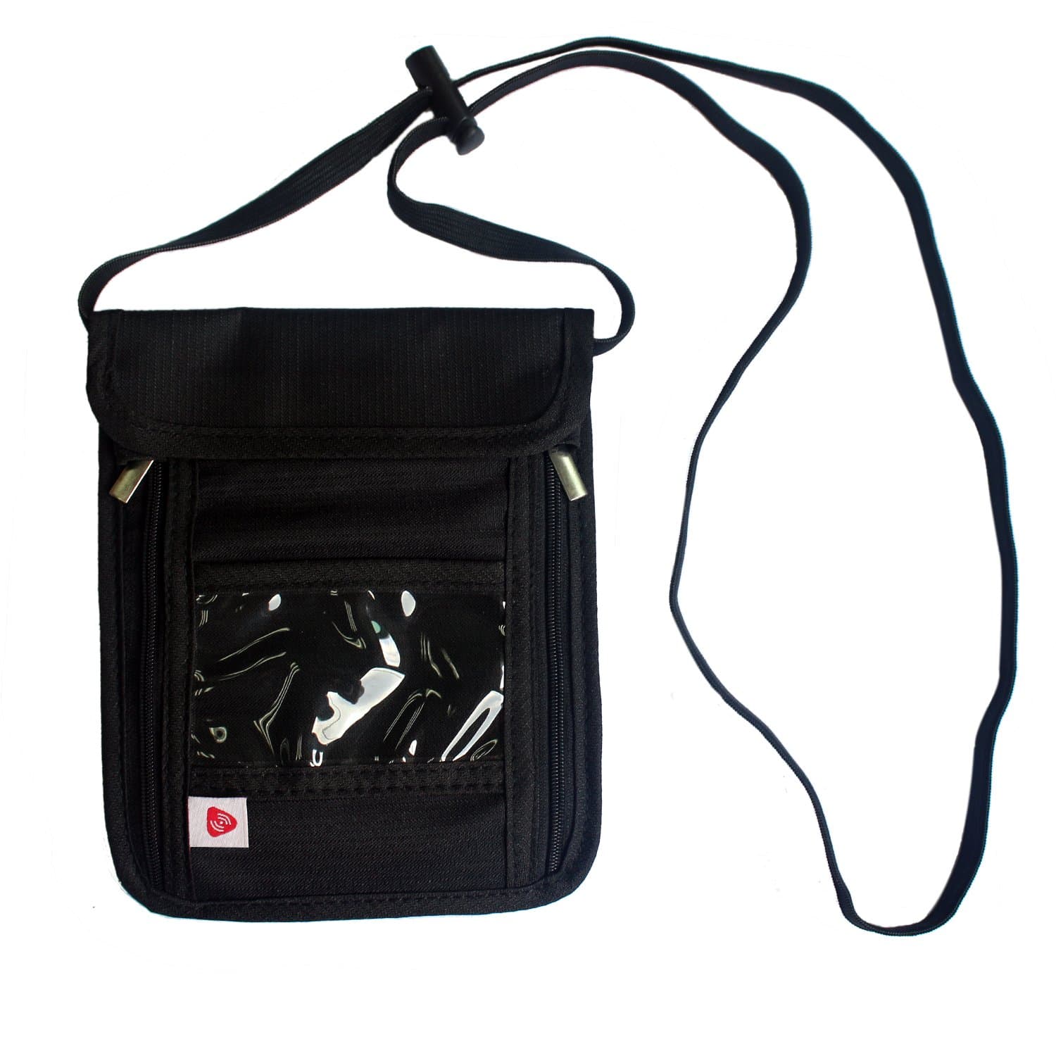 N-E-R Travel Neck Wallet /Passport Holder with RFID Blocking (7.25"×5.7”)