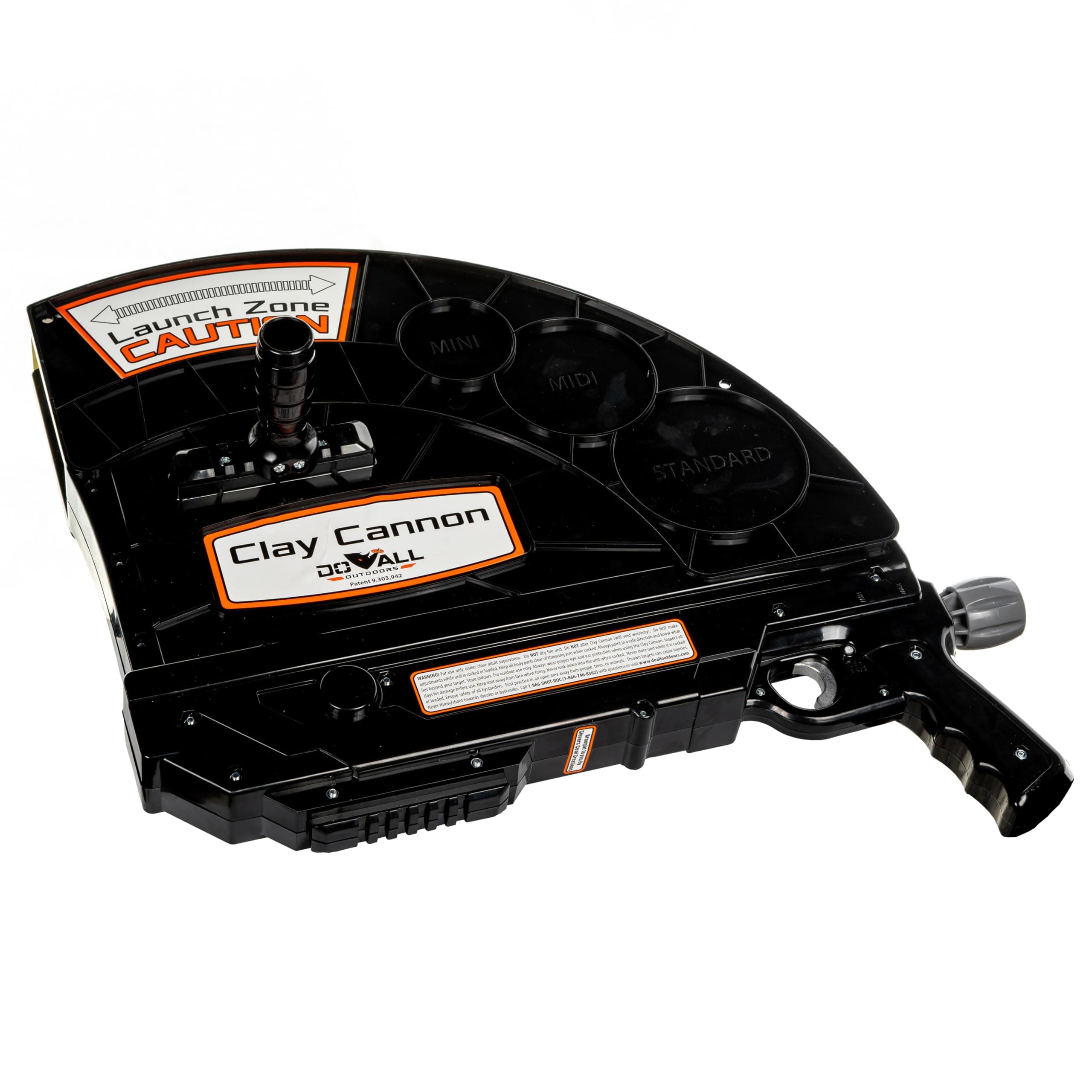 Clay Cannon Handheld Ambidextrous Clay Pigeon Thrower