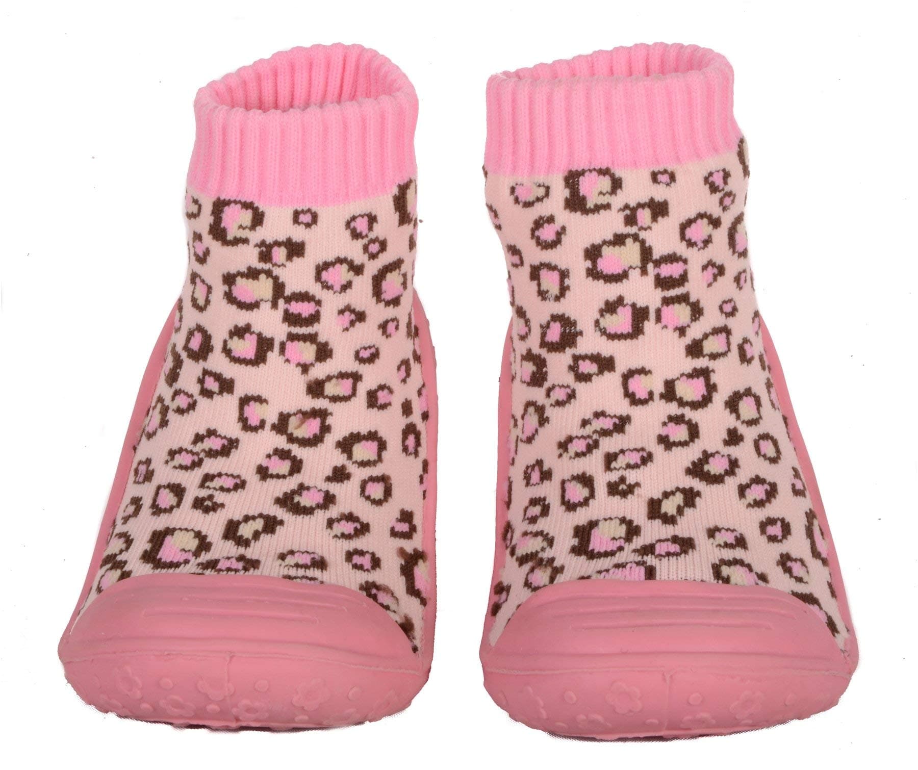 Skidders Baby Girls' Slippers - Non-Skid Slipper Sock House Shoe Booties (Size: 12-24M)