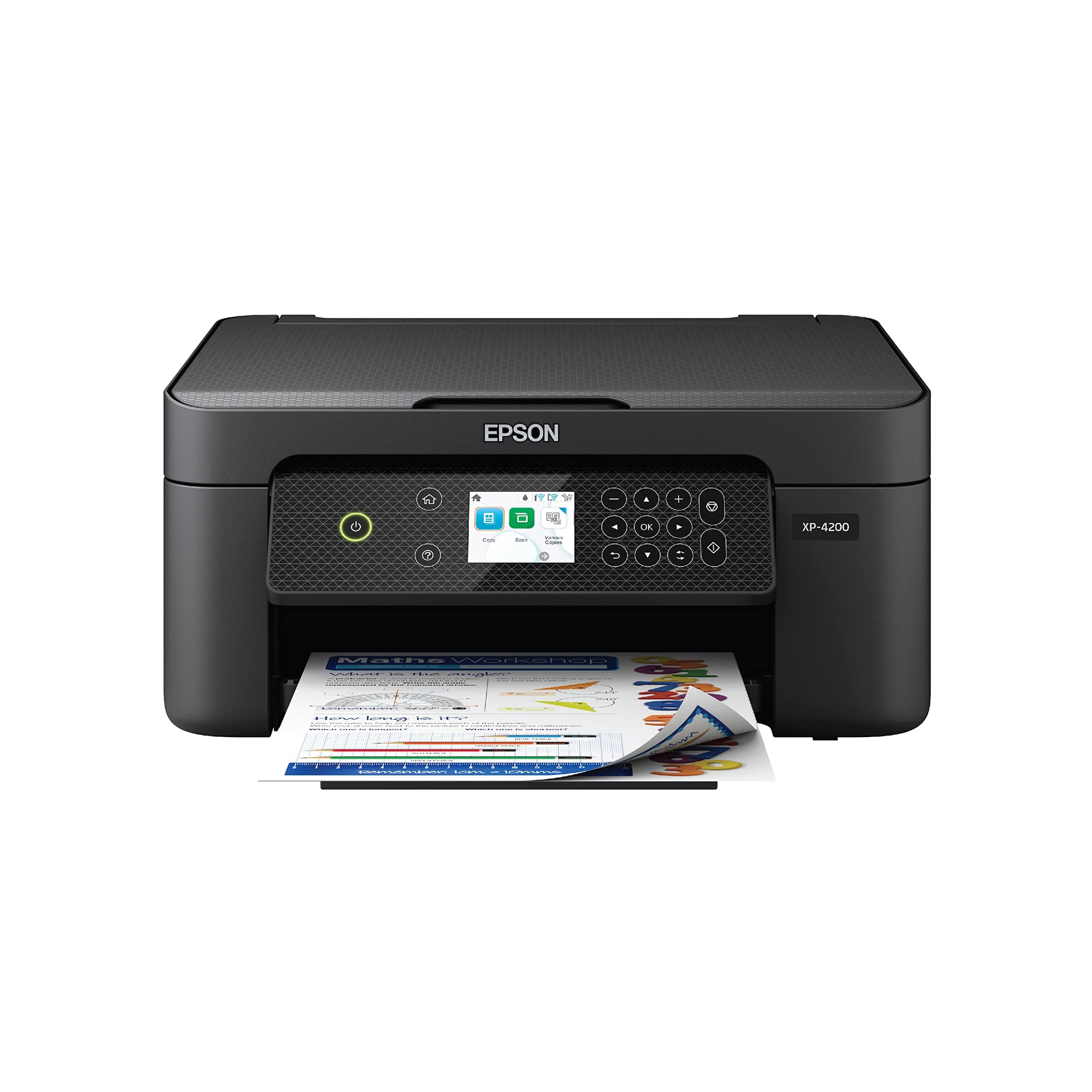 Expression Home XP-4200 Wireless Color All-in-One Printer with Scan, Copy, Automatic 2-Sided Printing, Borderless Photos and 2.4" Color Display,Black