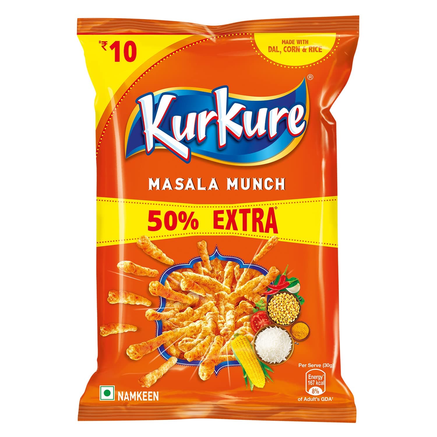 Kurkure Masala Munch Indian Import 39.5 g