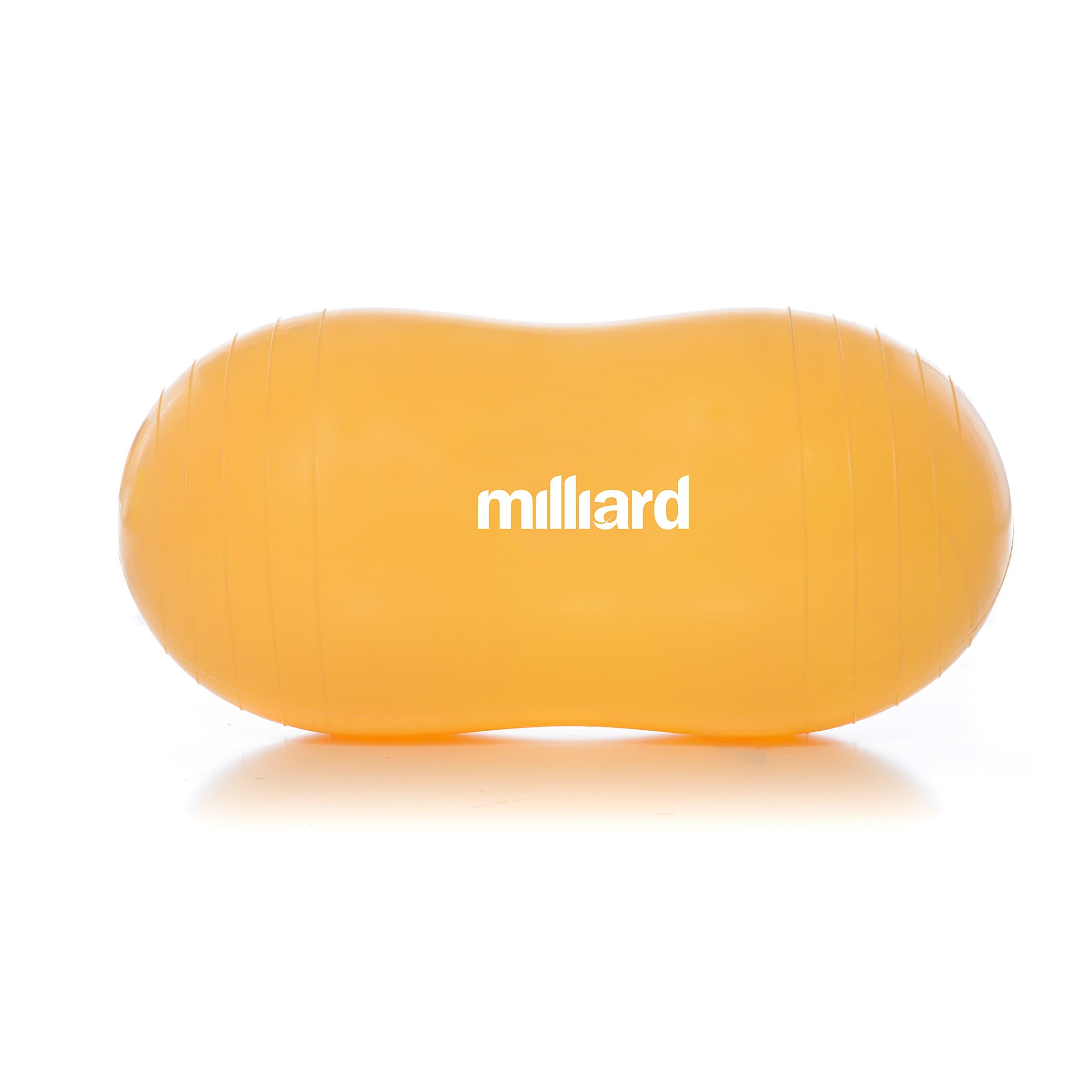 Milliard Anti-Burst Peanut Ball Approximately 54x26cm / 21.5x10.5in - for Exercise, Therapy, Labor Birthing and Dog Training
