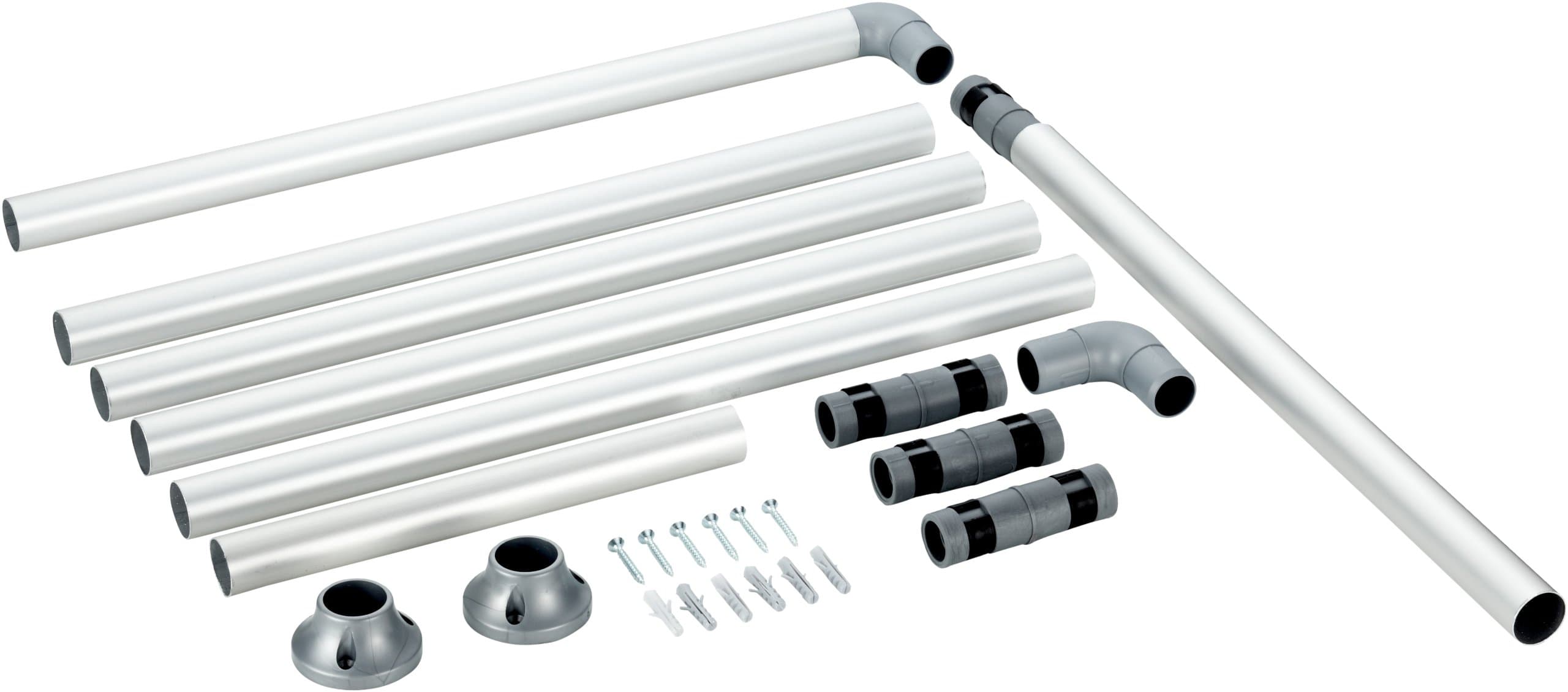 RUCO V 770 Shower Curtain Rod Diameter 25 mm Aluminium