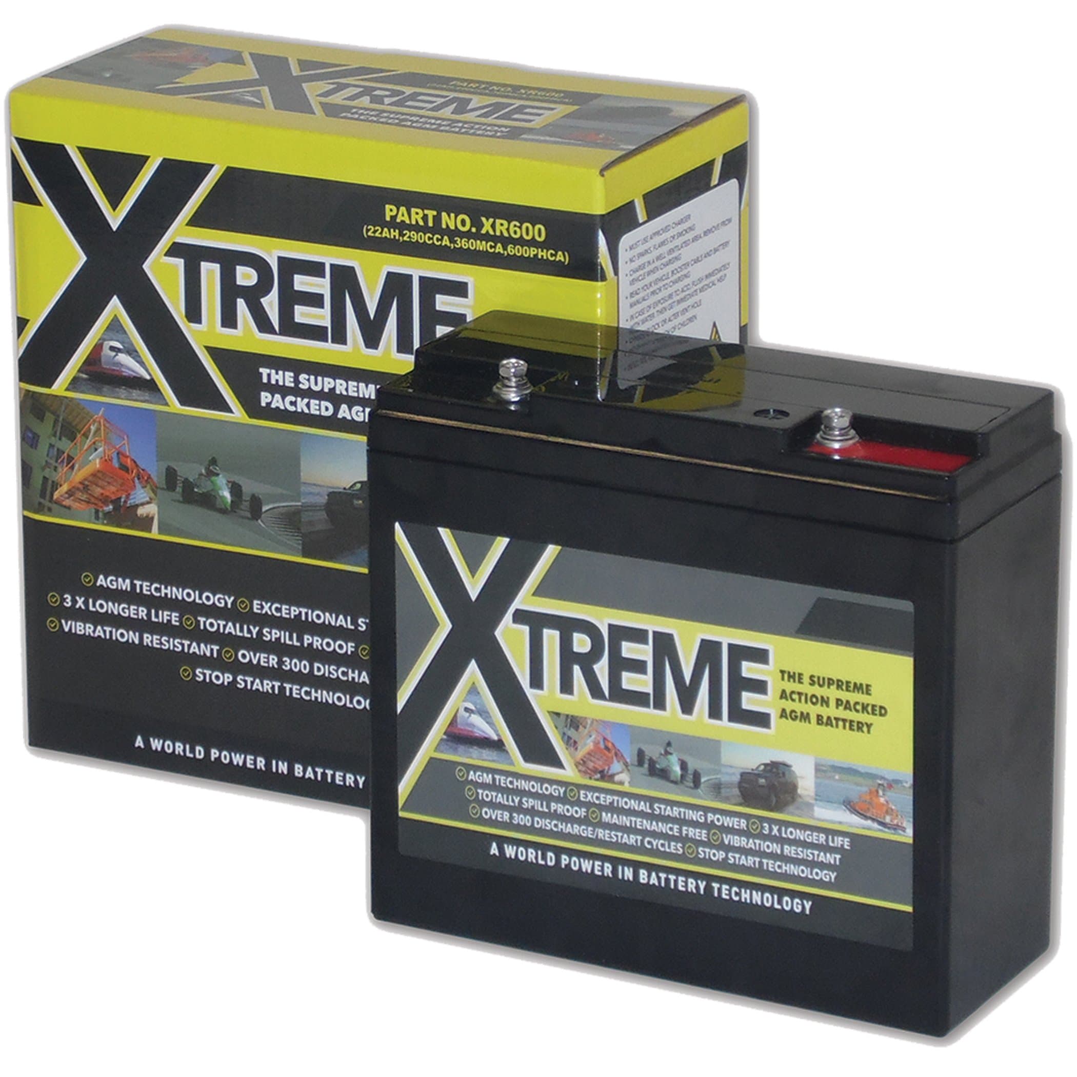 LEOCH LPX600 XTREME RACING DRY CELL AGM MOTORCYCLE BATTERY EQUIVELENT TO PC680