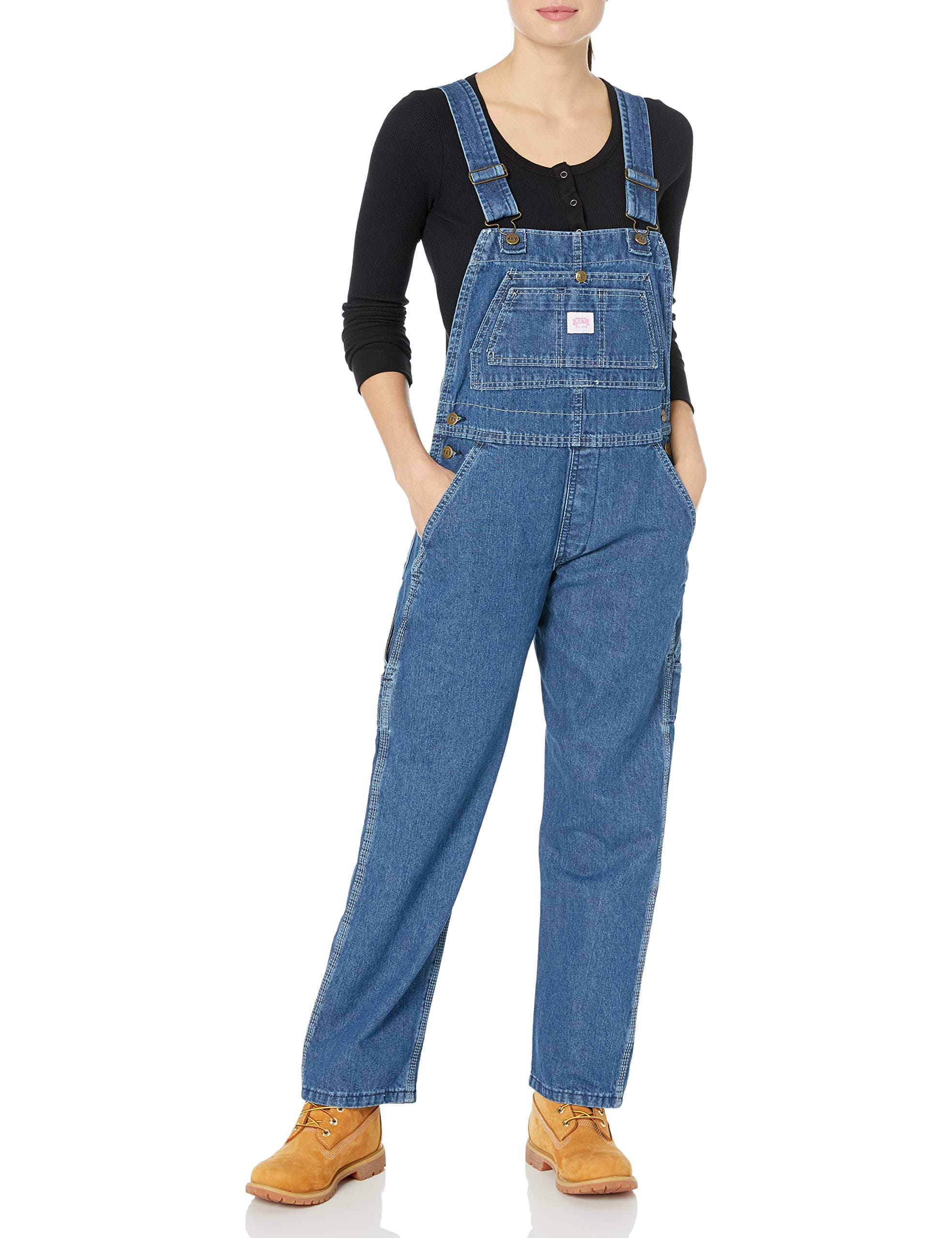 Key Apparelwomens Women's Denim Bib Overall
