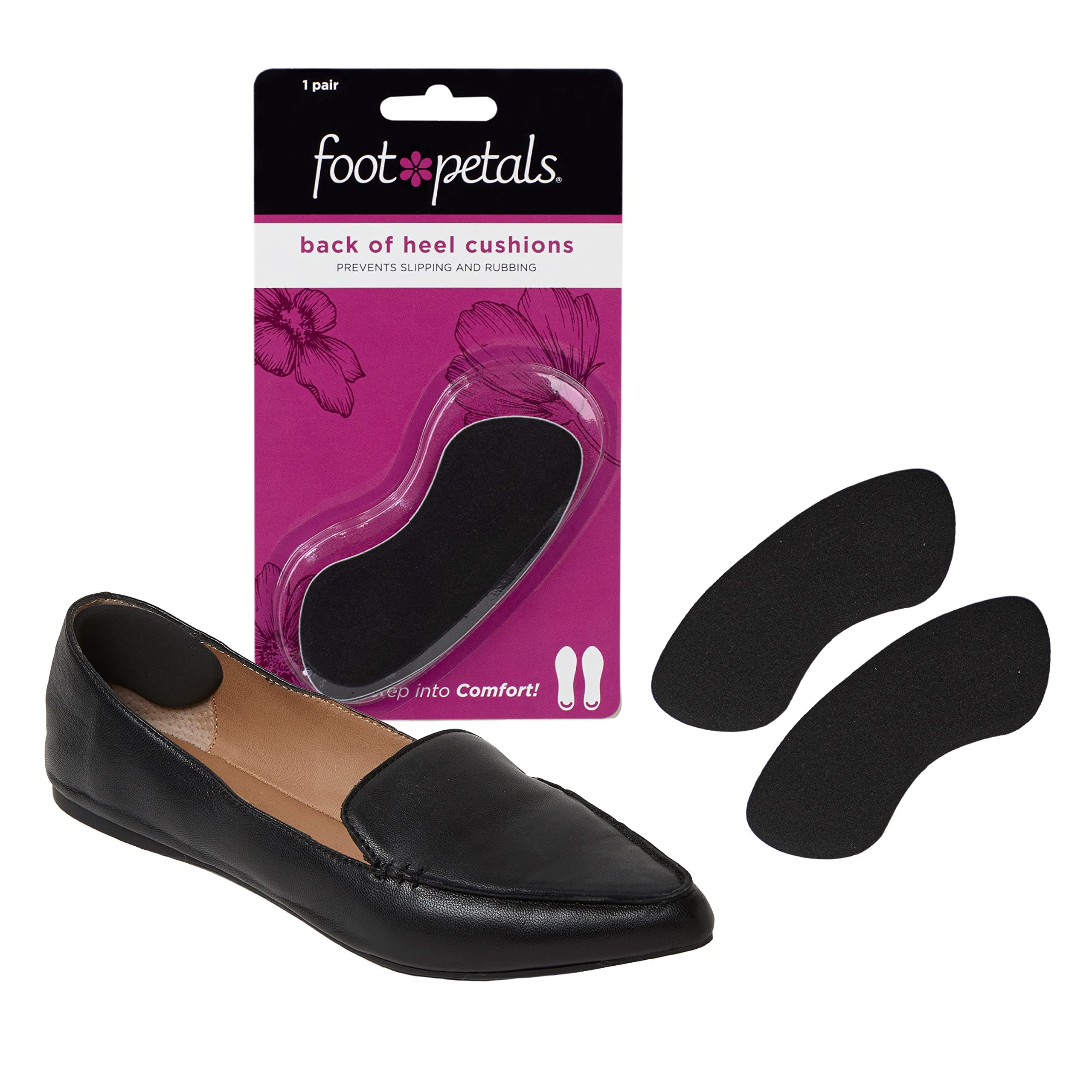 Foot Petals Womens Back of Heel Cushion