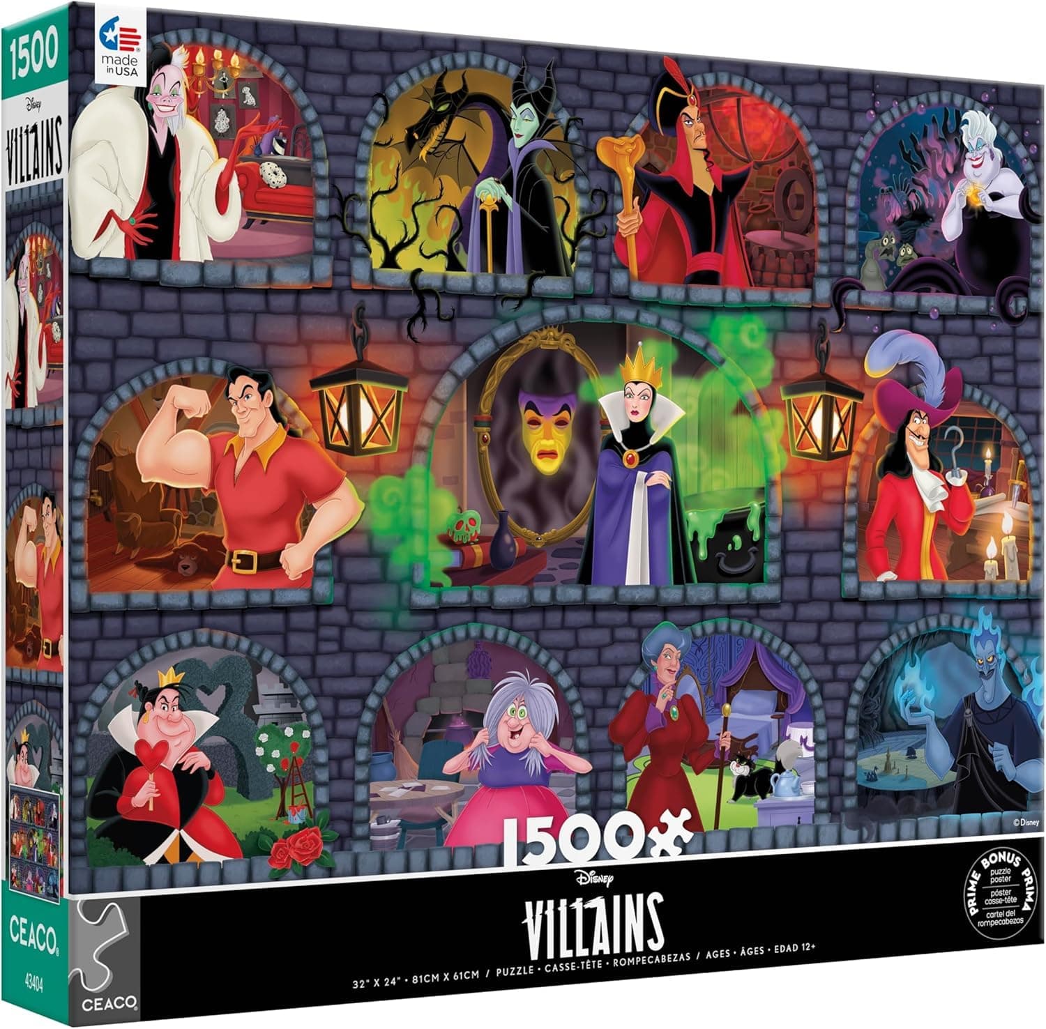 Disney - Villains Underground - 1500 Piece Jigsaw Puzzle