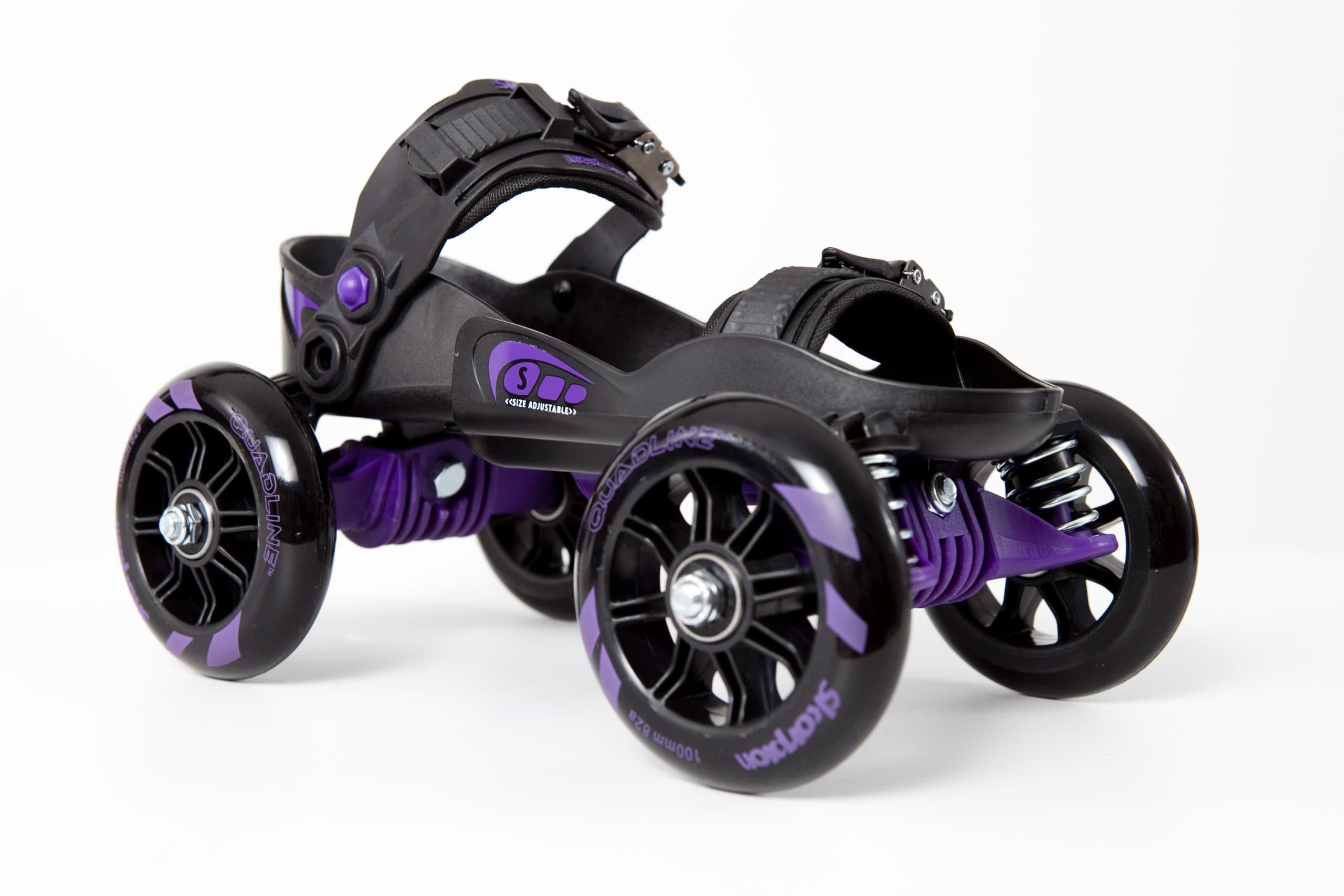 Skorpion Quadline Street Skates - Large Purple/Black