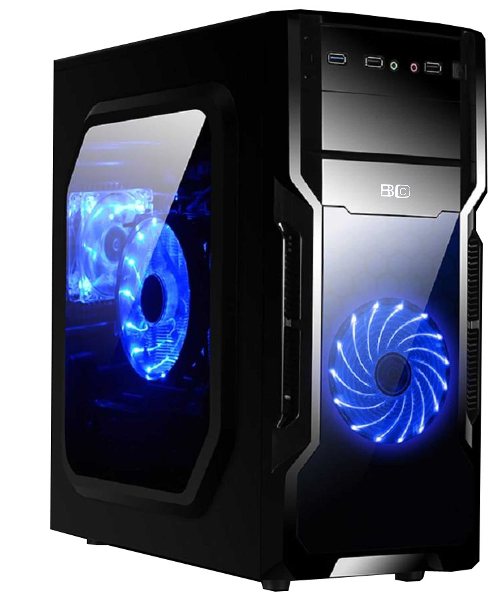 BBC 066BB Gaming Cabinet With One 33 LED Fan , 3.0 USB And Side Transparent Panel