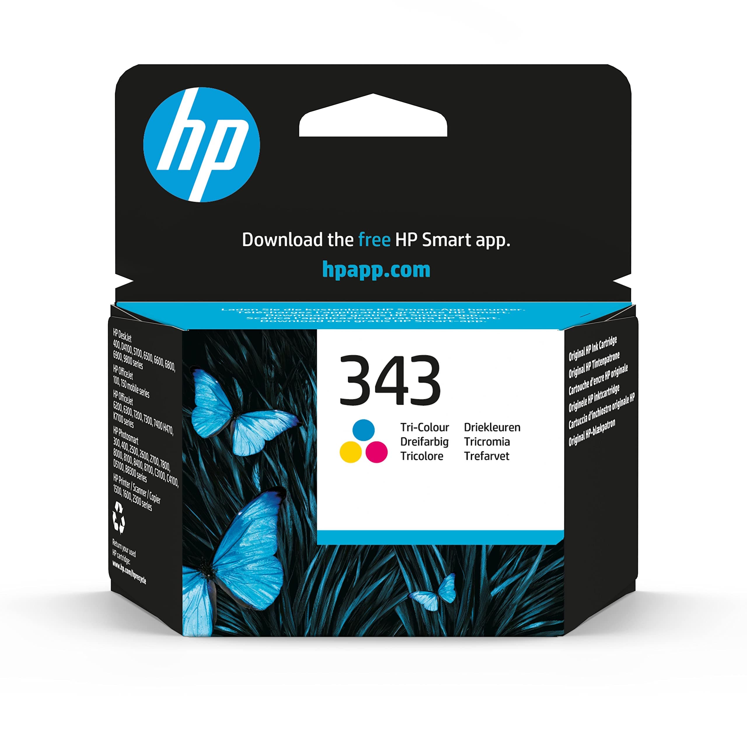 HP HP 343 original ink cartridge tricolour