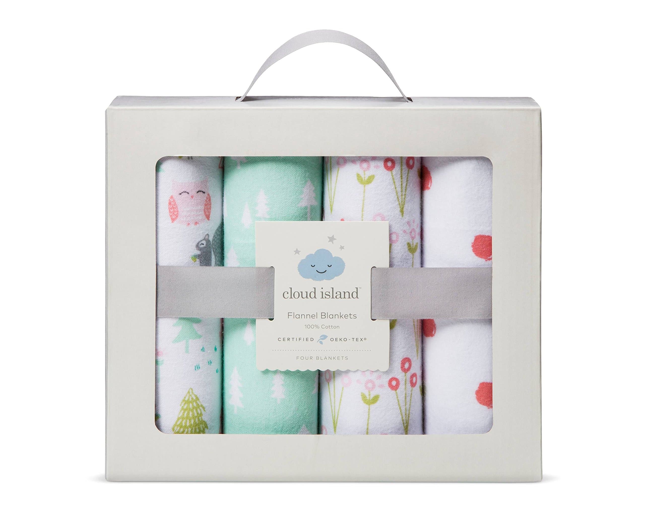 Flannel Baby Blankets Forest Frolic 4pk - Cloud Island