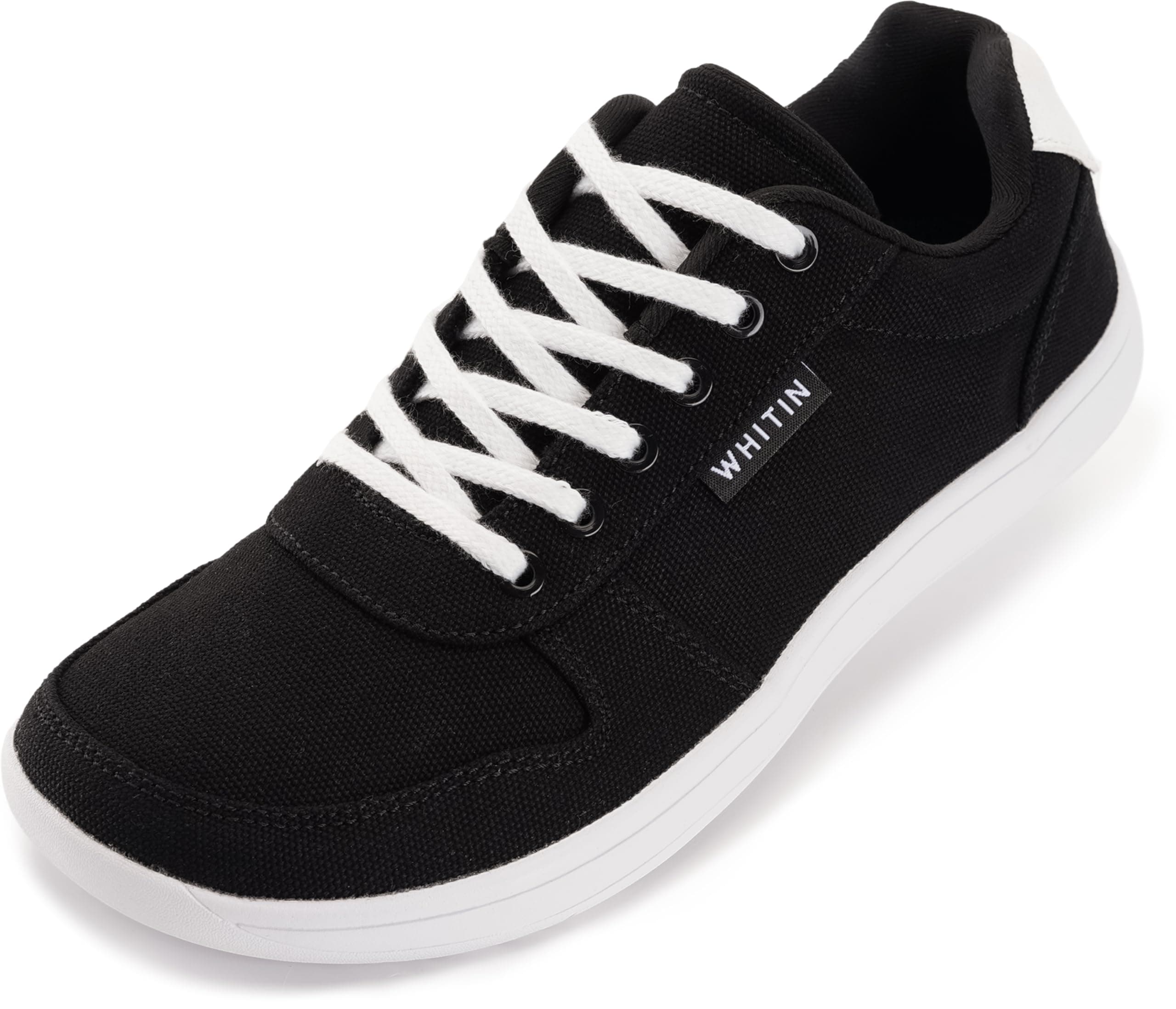 Wide Toe Box Barefoot Sneakers for Women | Lightweight Canvas Minimalist Shoes