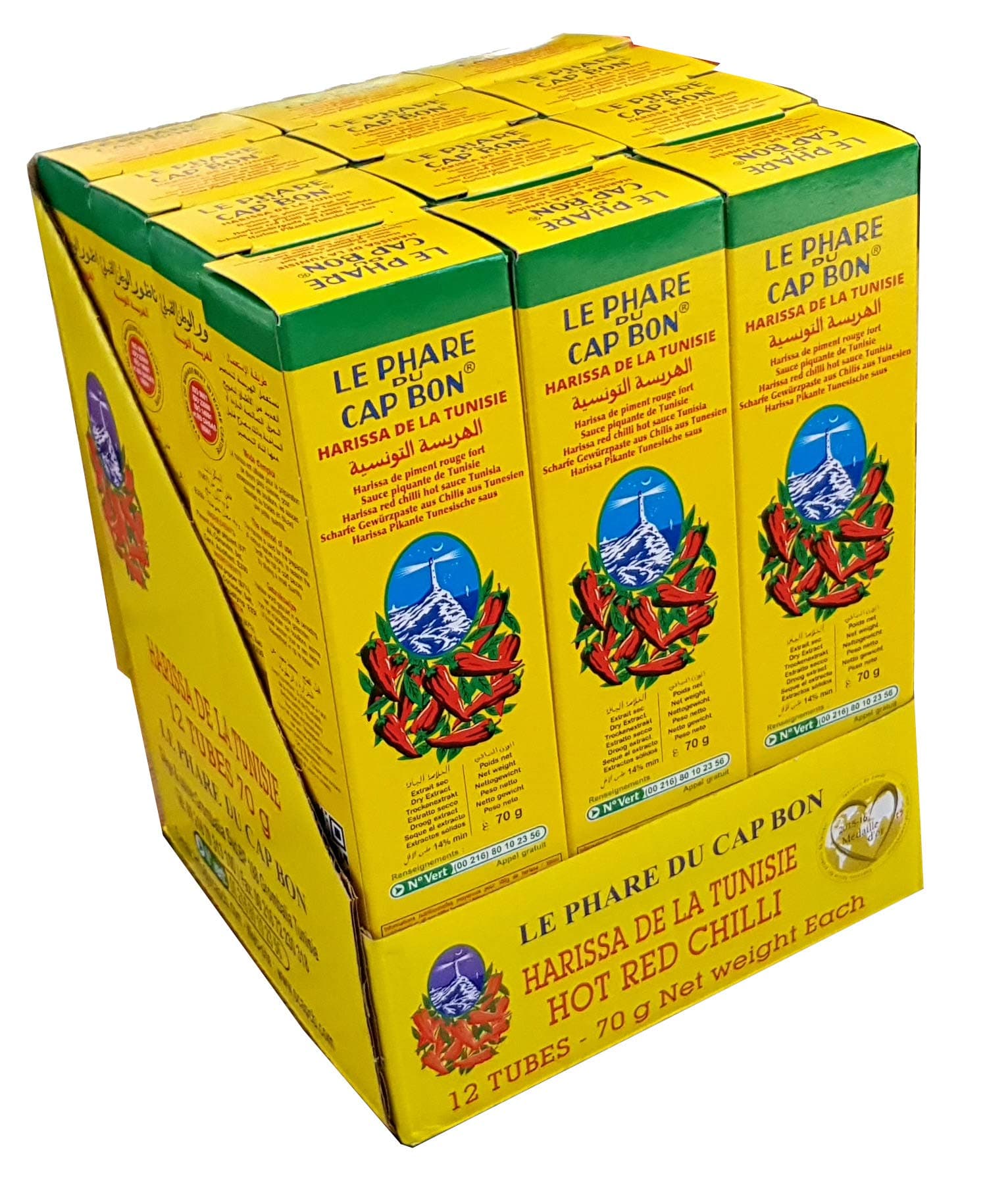 HARISSA 70g TUBE FROM TUNISIA - 12 TUBES
