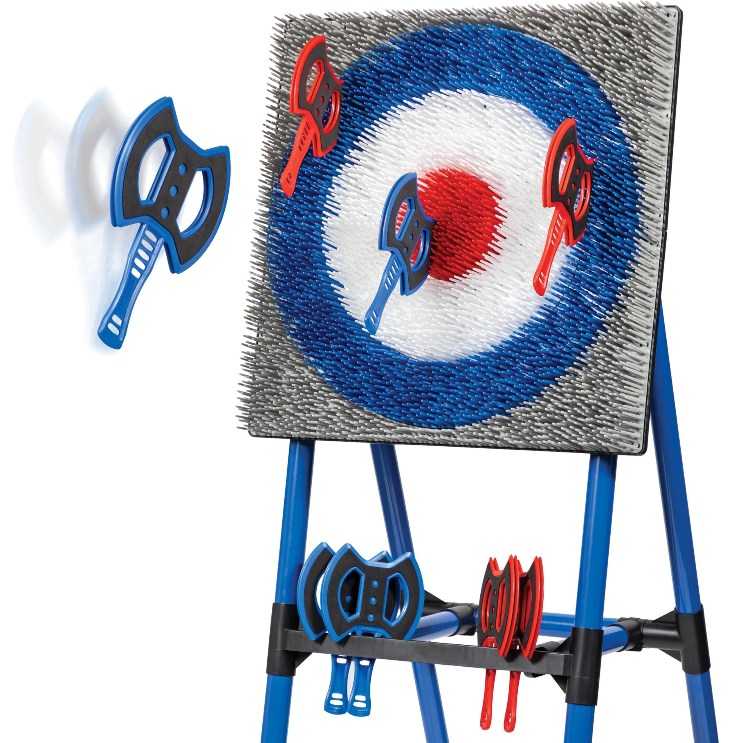 EastPoint Sports Deluxe Steel Frame Axe Throw Target Game Set - Steel Frame for Indoors and Outdoors