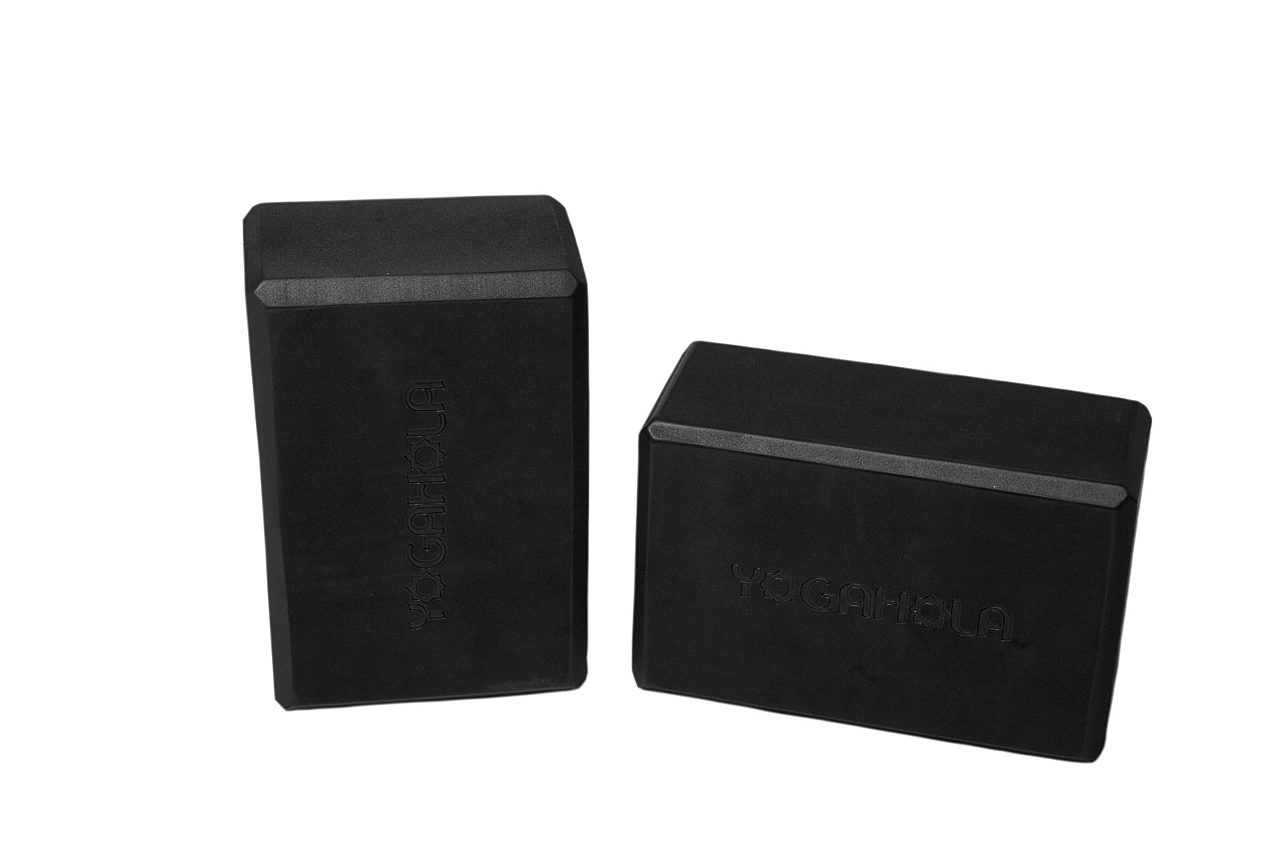 Premium Pro Yoga Fitness Blocks - 2Pack - 4" x 6" x 9"