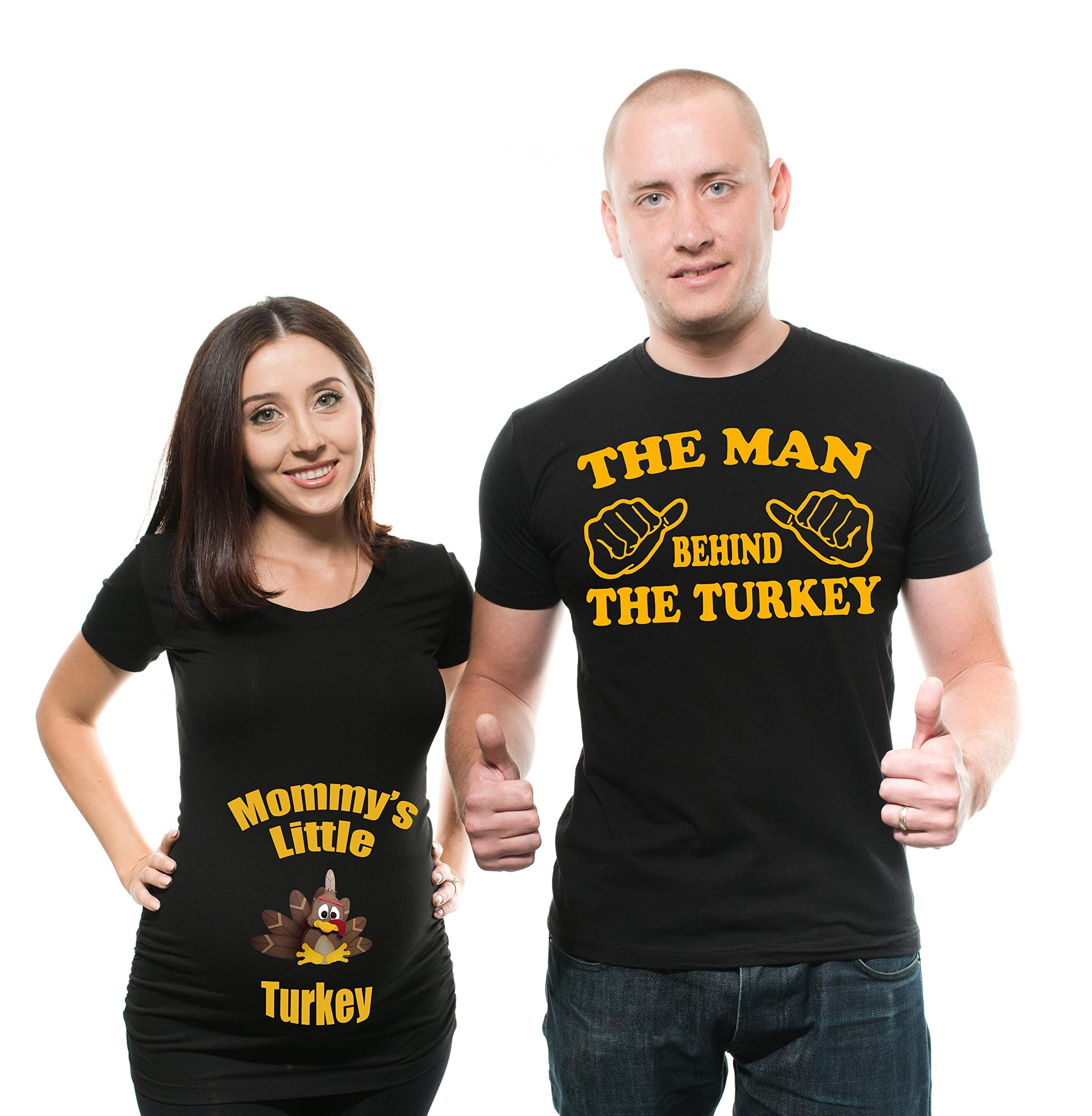 Silk Road Tees Thanksgiving Couple Maternity Shirts Turkey Maternity Shirt Pregnancy Shirt