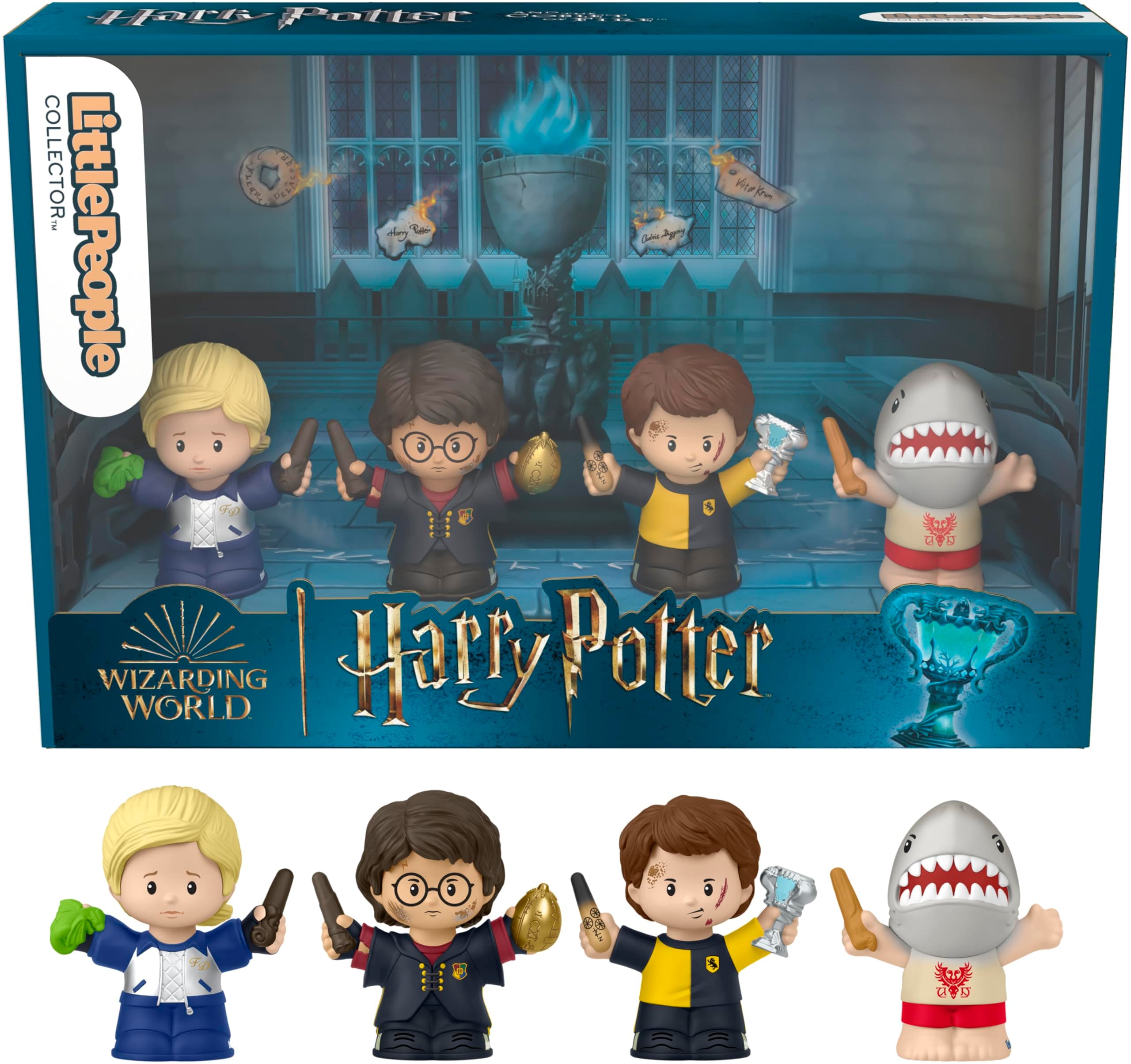 Little People COLLECTOR Harry Potter and The Goblet of Fire Edition - Set of 4 Figures in a Display Box
