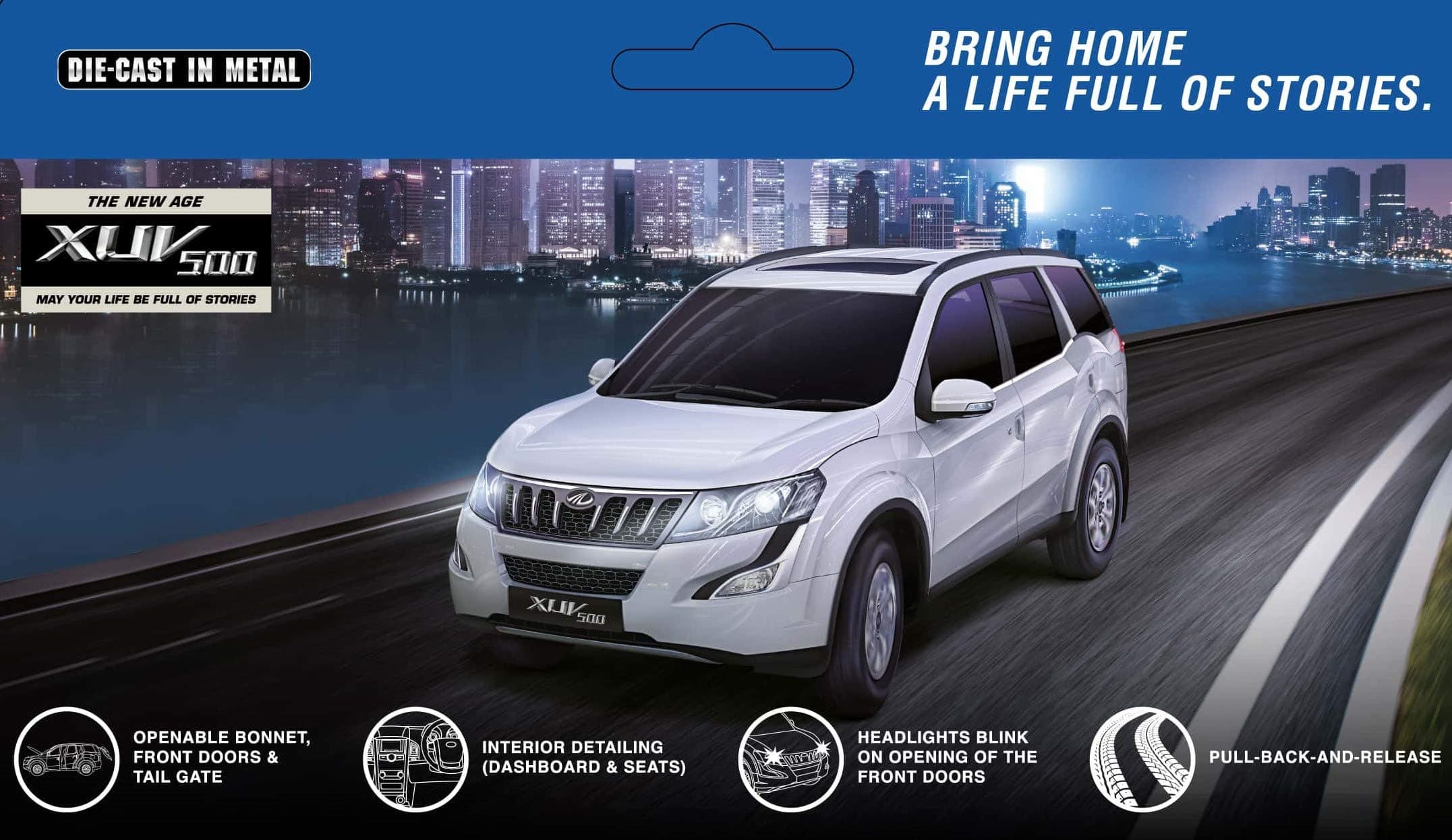 Mahindra Collectibles XUV500 Model Car (brown, MA003)