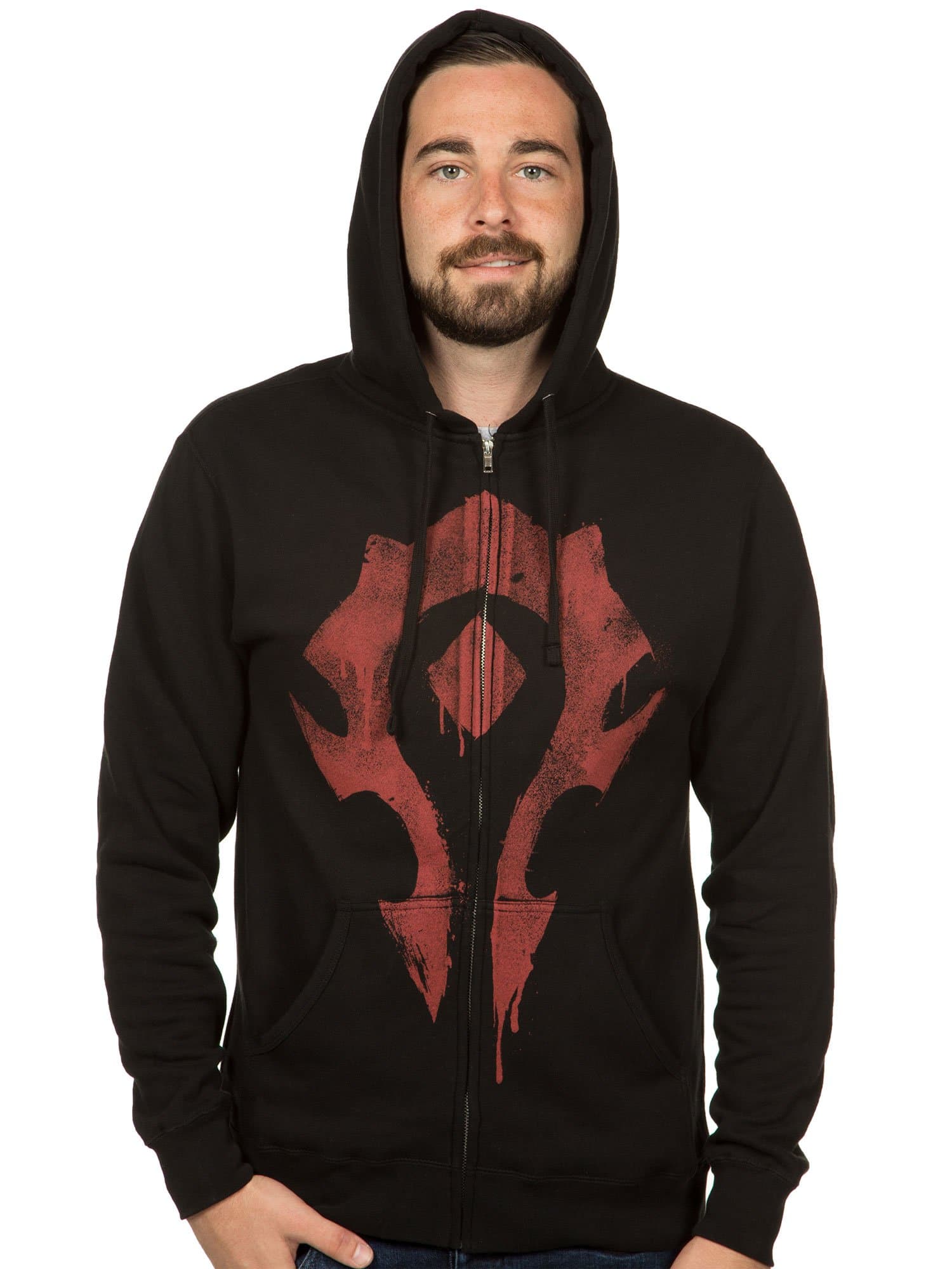 JINX World of Warcraft Horde Spray Zip-up Hoodie