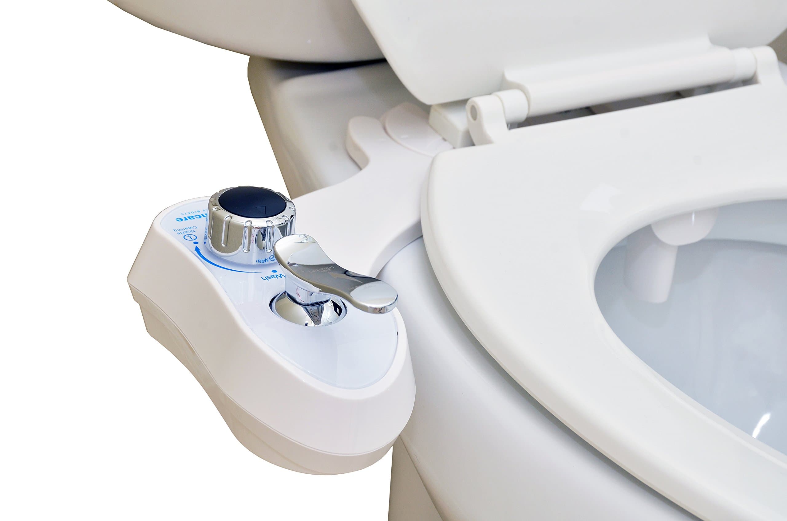 Hygencare EX200 Non-Electric Bidet Toilet Seat Attachment Dual Nozzle Cold Water Bottom Feminine Women Washer Sprayer